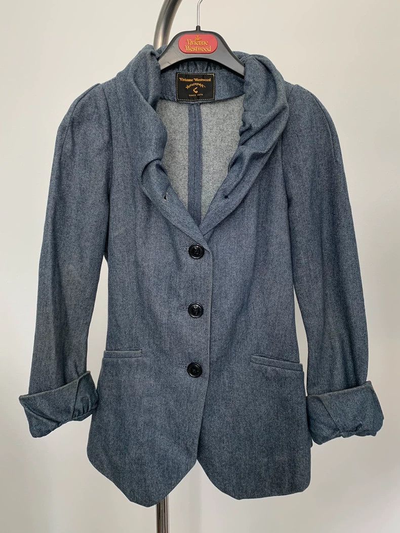 Vivienne Westwood Vivienne Westwood Buckskin denim jacket with a Queen Victo Size S / US 4 / IT 40 - 5 Thumbnail