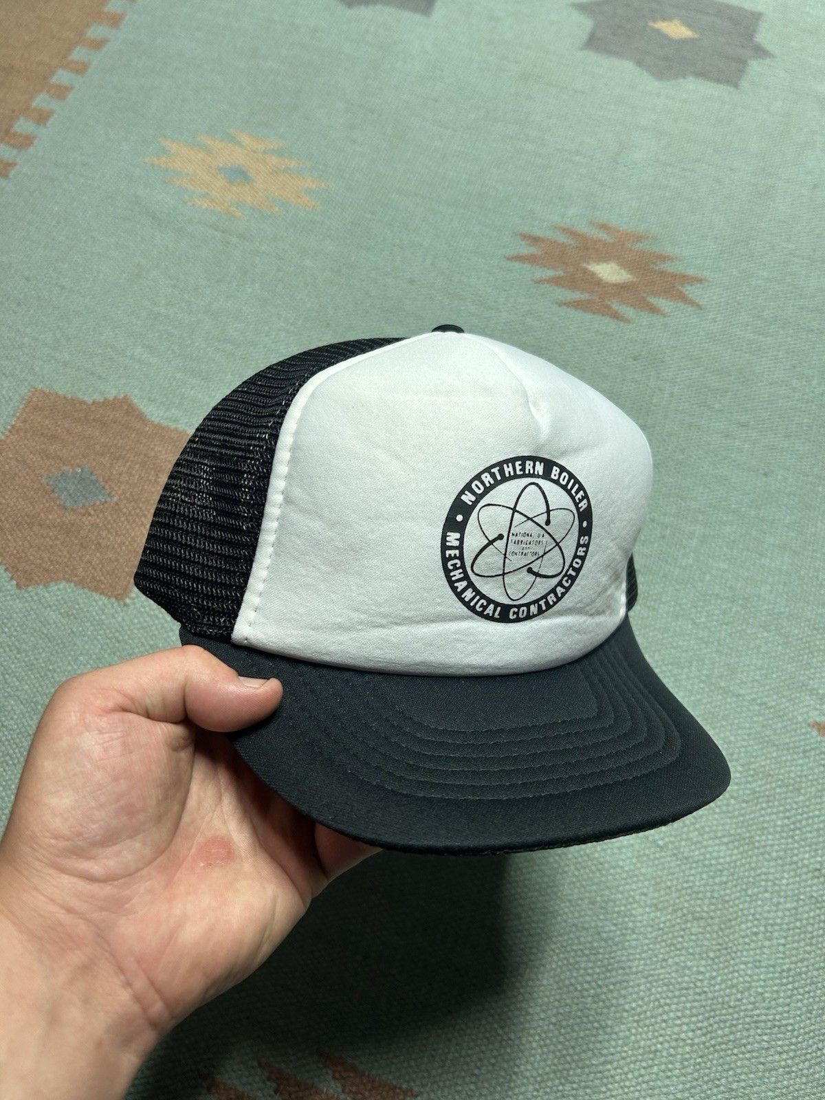 Vintage Vintage trucker hat northern boiler mechanical contractors Size ONE SIZE - 1 Thumbnail