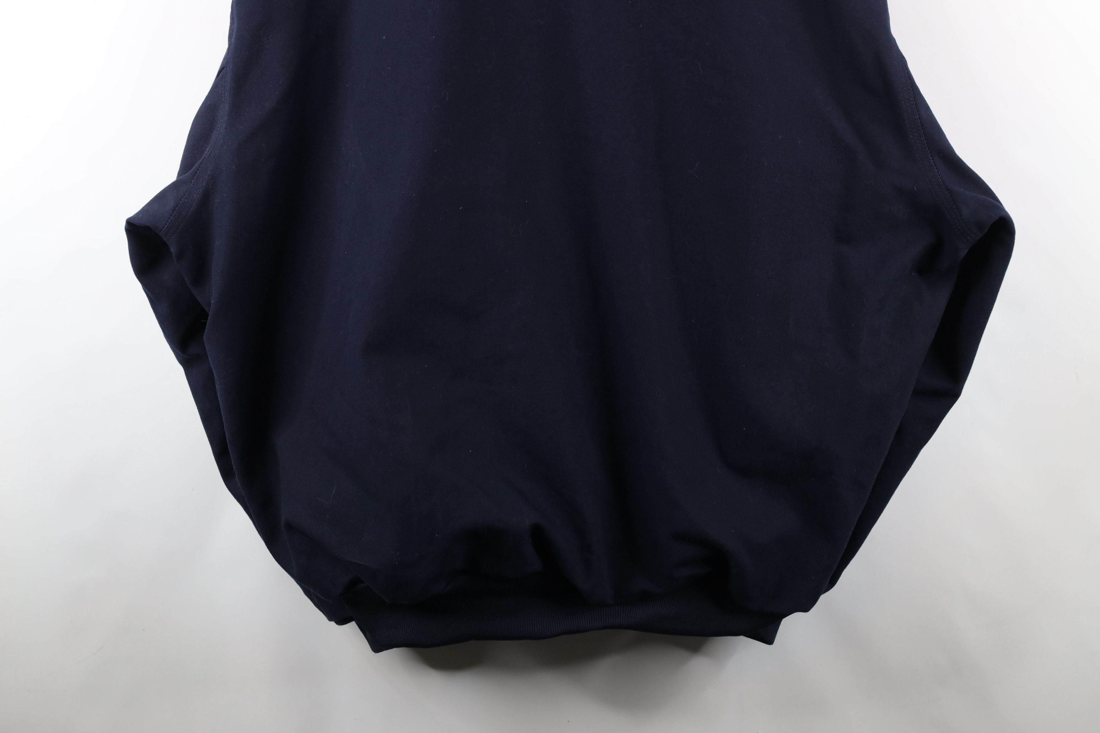 Carhartt × Vintage Vintage Y2K Carhartt Canvas Hooded Jacket Navy Blue USA Size US XXL / EU 58 / 5 - 15 Thumbnail