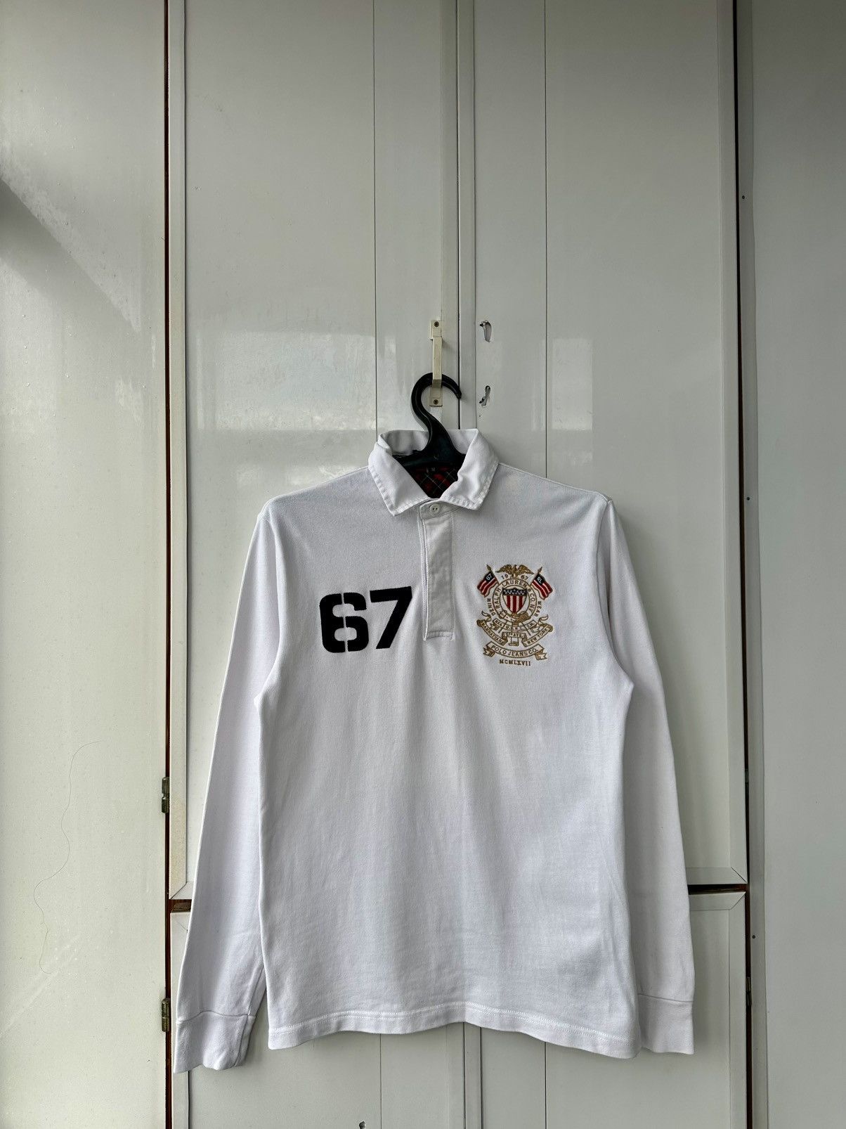Polo Ralph Lauren 🇺🇸Vintage Polo Ralph Lauren Rugby USA States Size US M / EU 48-50 / 2 - 1 Thumbnail