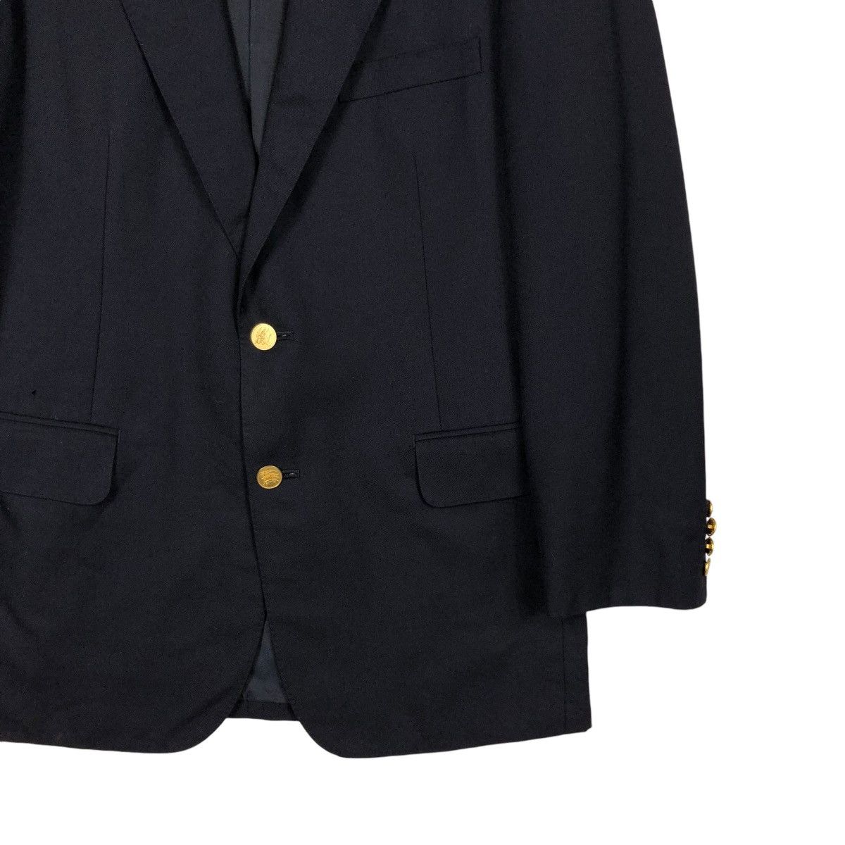 Burberry 🔥VINTAGE BURBERRYS COATS JACKET DOUBLE BREAST GOLDEN BUTTON Size US M / EU 48-50 / 2 - 7 Thumbnail