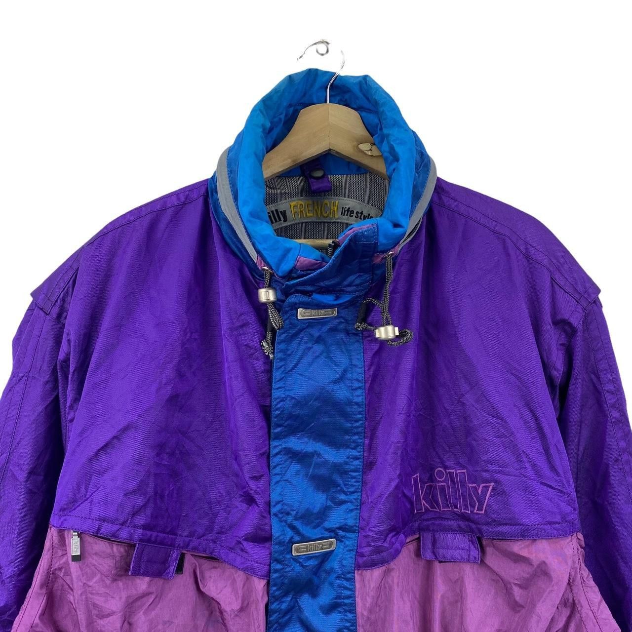 Vintage Vtg 80’ JEAN CLAUDE KILLY French Winter Ski Jacket Heavy Size XL / US 12-14 / IT 48-50 - 3 Thumbnail