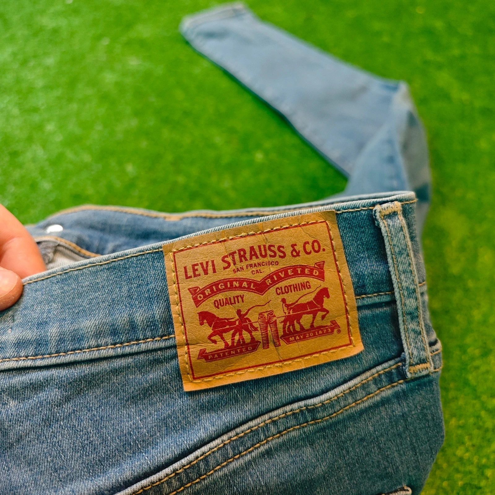 Levi's Levi's Jeans Womens 30 blue mile high super skinny slim Size 30" / US 8 / IT 44 - 4 Thumbnail