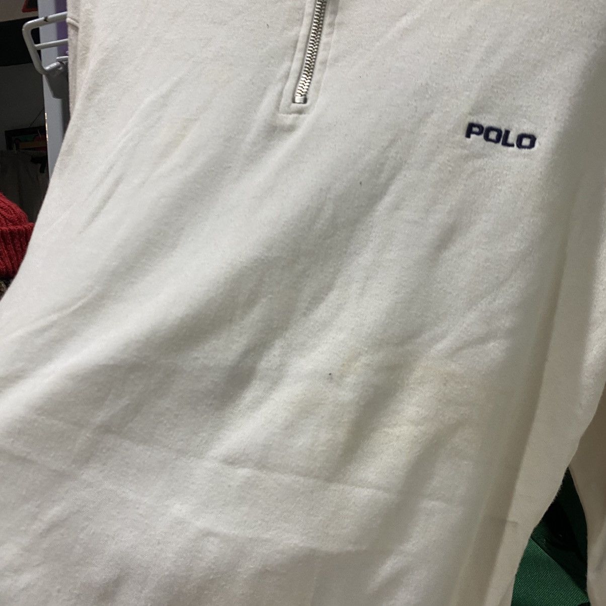 Polo Ralph Lauren × Ralph Lauren × Vintage VINTAGE POLO SPORT SIDE TAPE HALF ZIP SWEATER Size US S / EU 44-46 / 1 - 7 Thumbnail