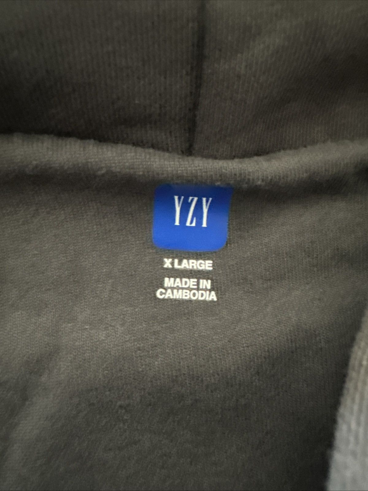 Balenciaga × Gap × Yeezy Yeezy Gap Balenciaga 55 Shrunken Hoodie - Black XL Size US XL / EU 56 / 4 - 4 Thumbnail