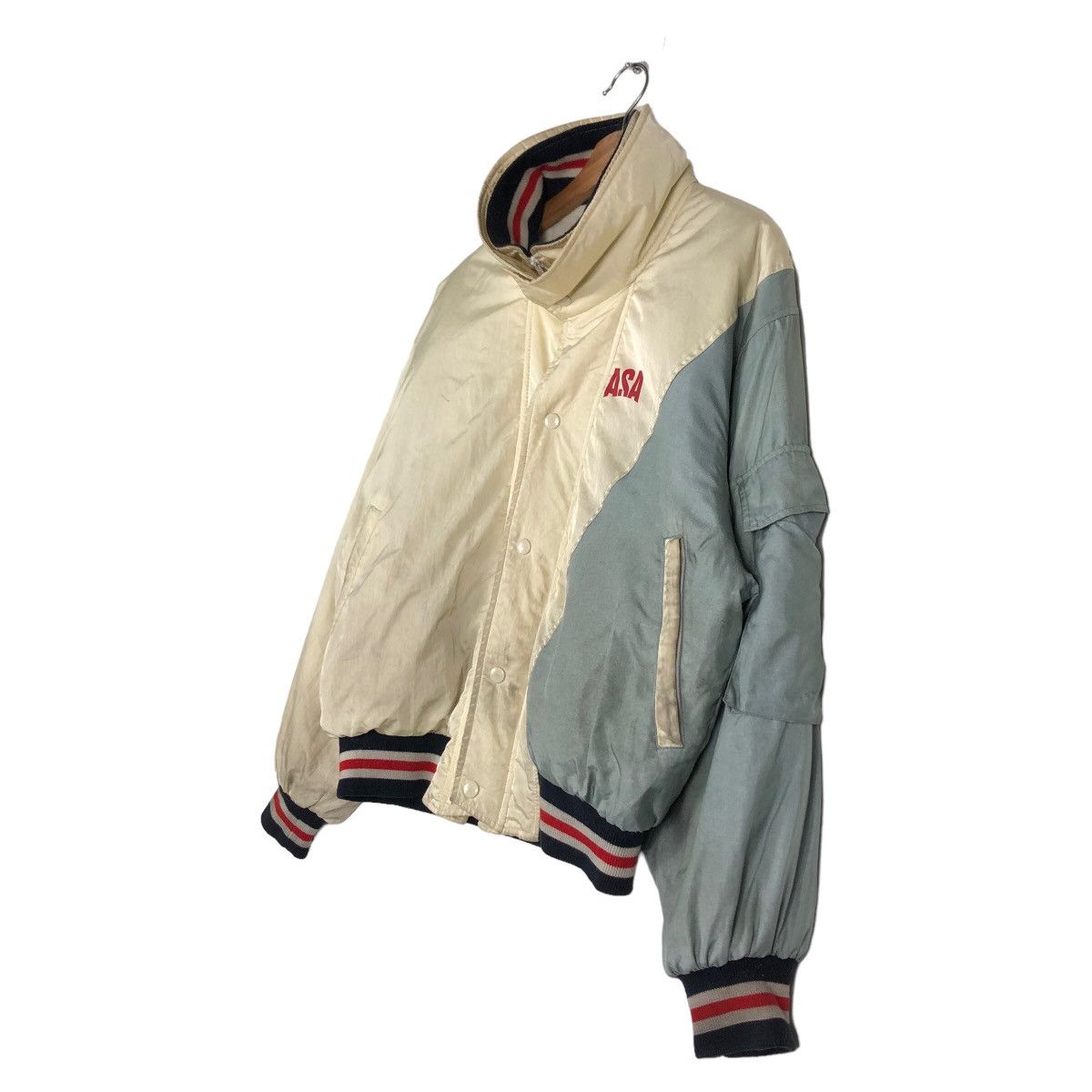 Japanese Brand Vintage Bondage Bomber Jacket Takezo Asa Big Logo Spell Out Size US M / EU 48-50 / 2 - 2 Thumbnail