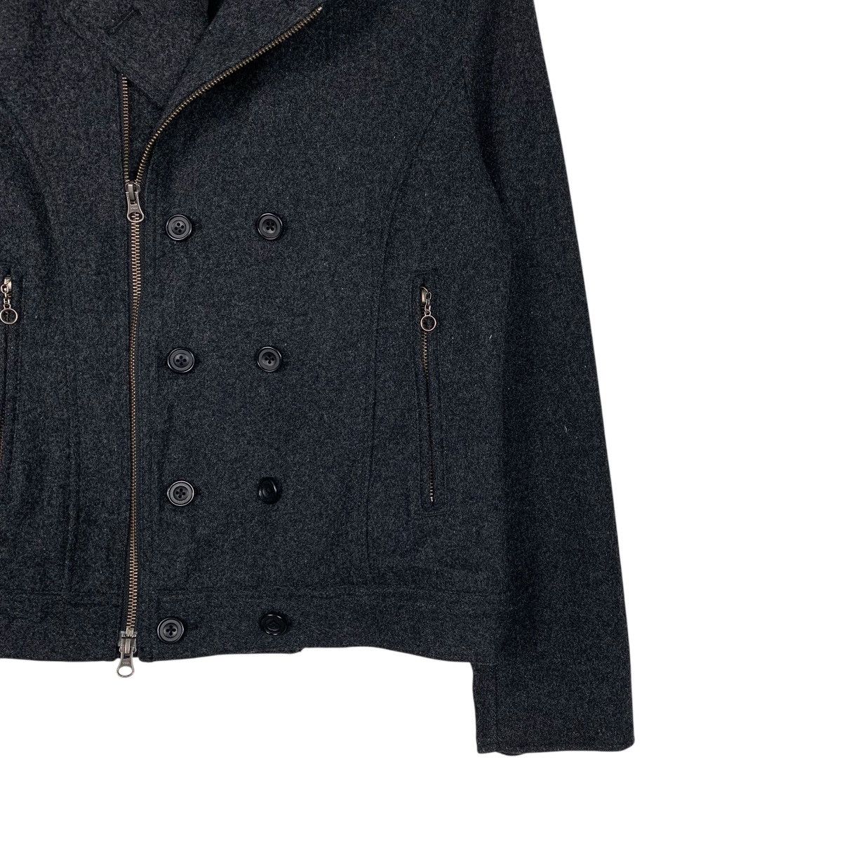 Japanese Brand Japanese Brand Edge Double Colar Motorcycle Wool Jacket Size US M / EU 48-50 / 2 - 4 Thumbnail