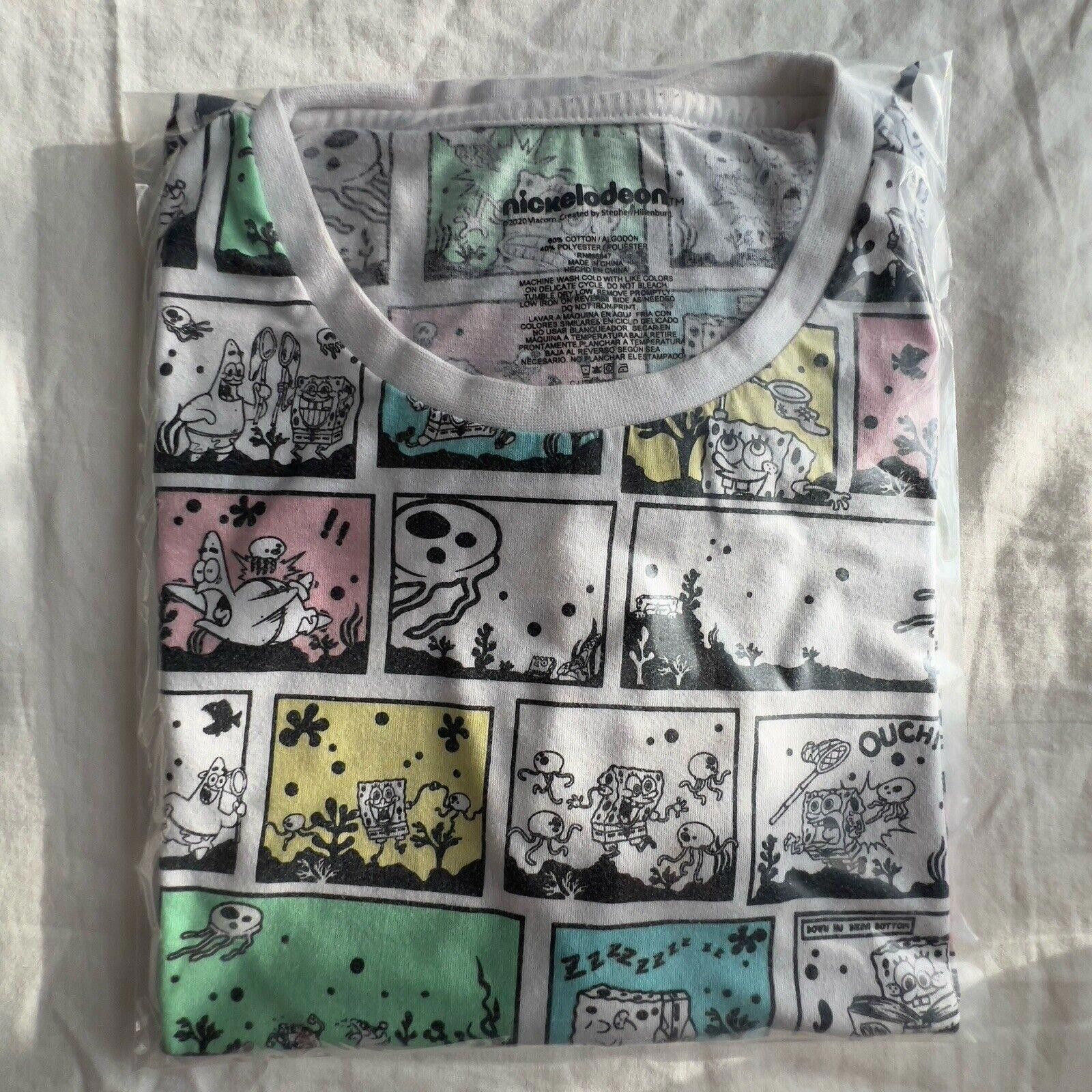 Nickelodeon Spongebob Squarepants AOP Comic Book T-Shirt Men’s L Size US L / EU 52-54 / 3 - 6 Thumbnail
