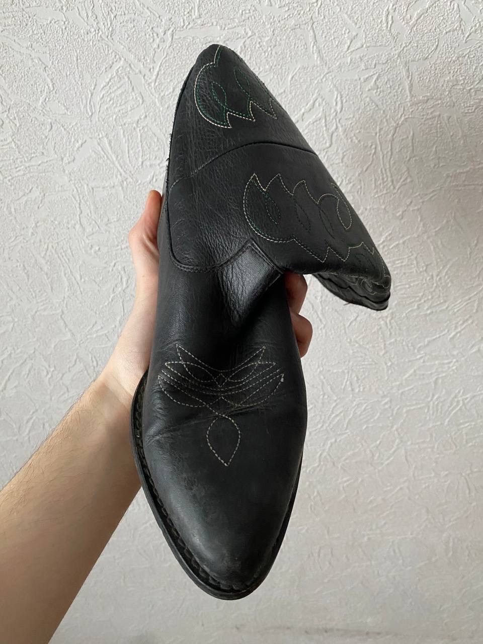 Vintage Vintage Spanish Leather Cowboy Western Boots Sz 39 Size US 9 / IT 39 - 8 Thumbnail