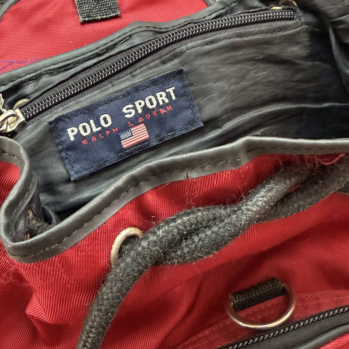 Polo Ralph Lauren Vintage Polo Sport Drawstring Backpack Size ONE SIZE - 4 Thumbnail