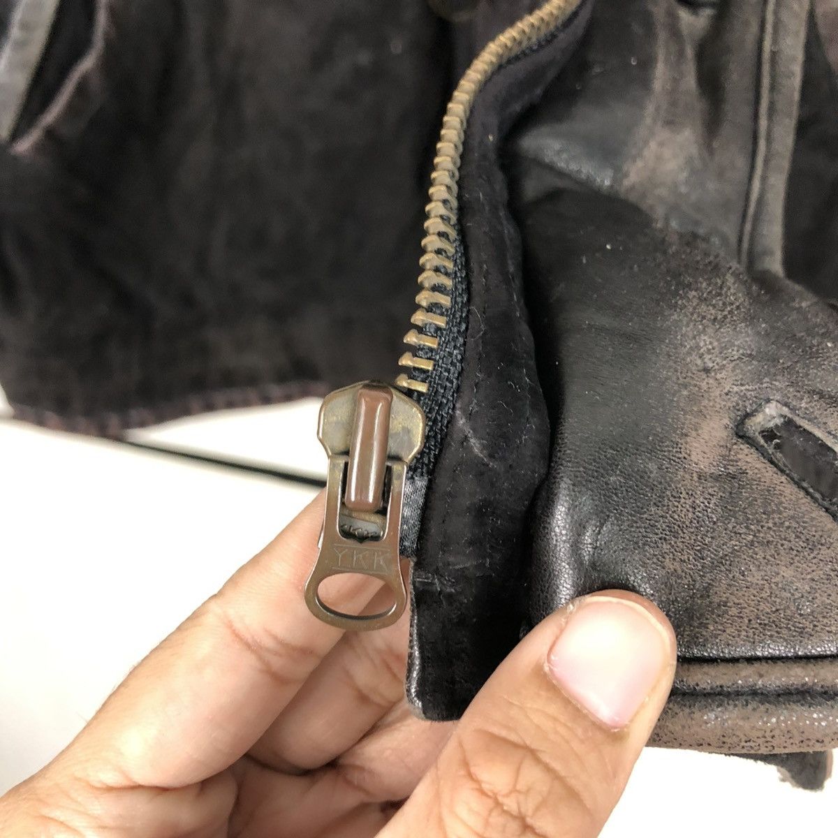 Japanese Brand 🔥VINTAGE BIKER LEATHER JACKET BLANKET VARIE ISSEY MIYAKE Size US L / EU 52-54 / 3 - 18 Thumbnail