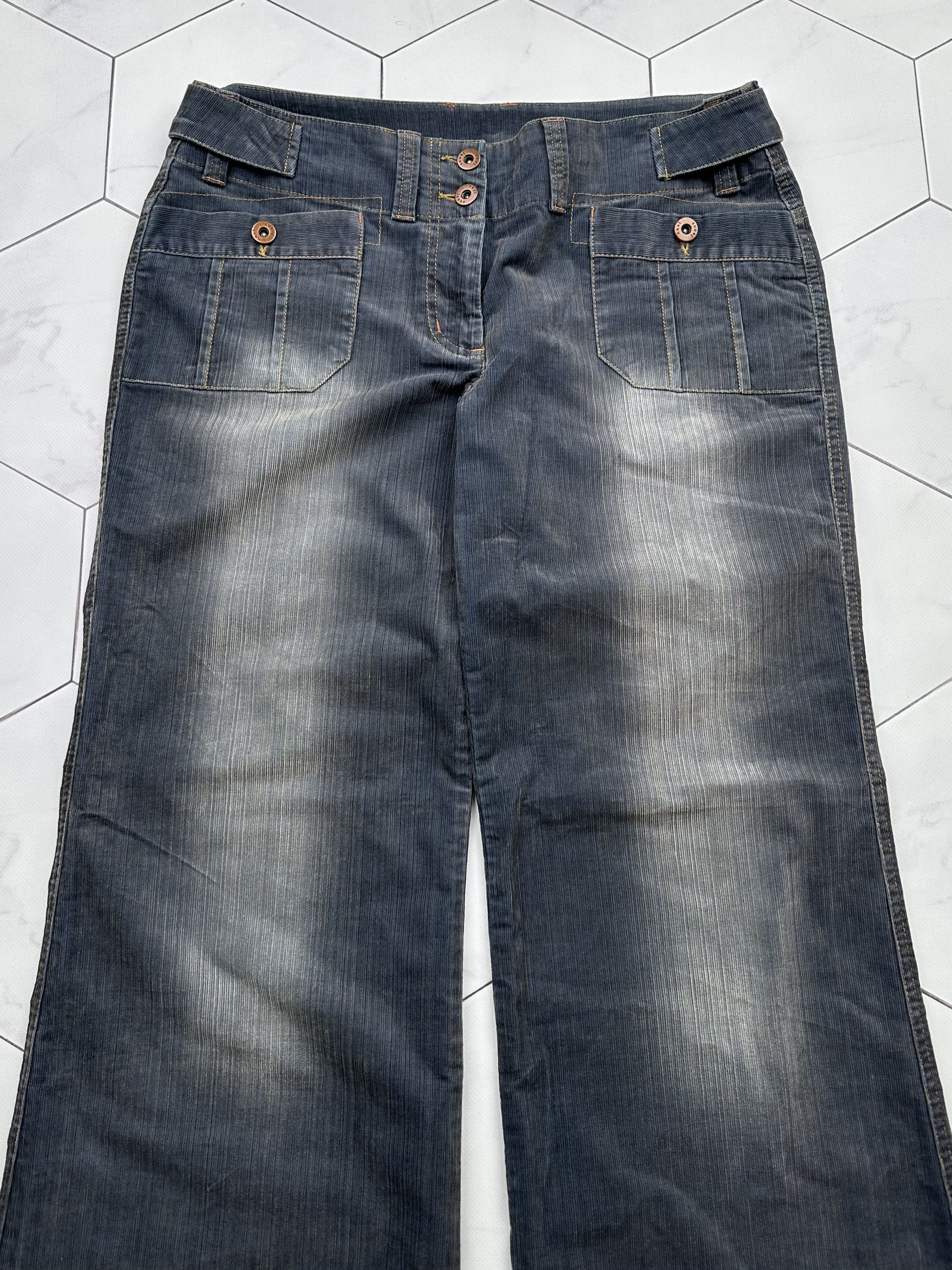 Japanese Brand Vintage Baggy Flare Faded Pants E2 Size US 30 / EU 46 - 2 Thumbnail
