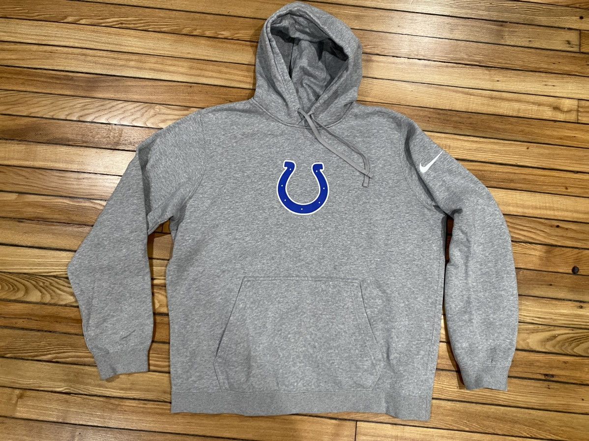 NFL × Nike × Vintage Colts Nike hoodie xl Size US XL / EU 56 / 4 - 2 Thumbnail