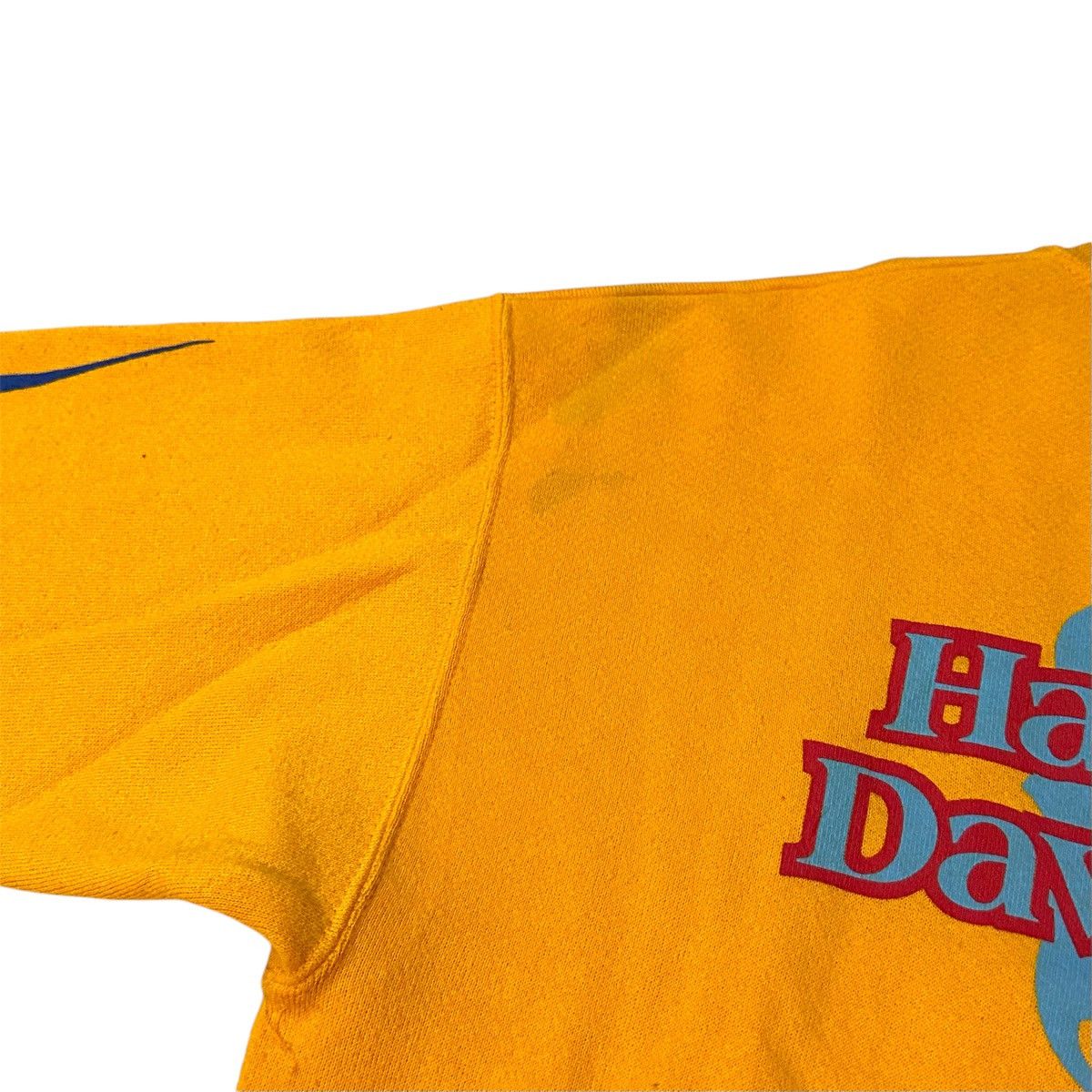 Harley Davidson (L) Vintage 1990s Harley Davidson Blue Flame Sleeve RARE Size US L / EU 52-54 / 3 - 9 Thumbnail