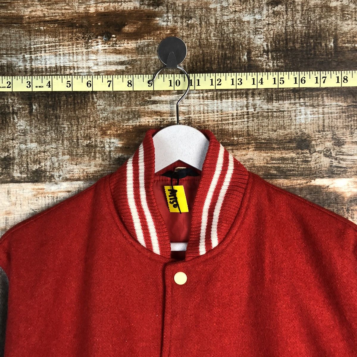 Japanese Brand Japan vintage plain Red Bomber varsity Jacket #A1756 Size US M / EU 48-50 / 2 - 4 Thumbnail
