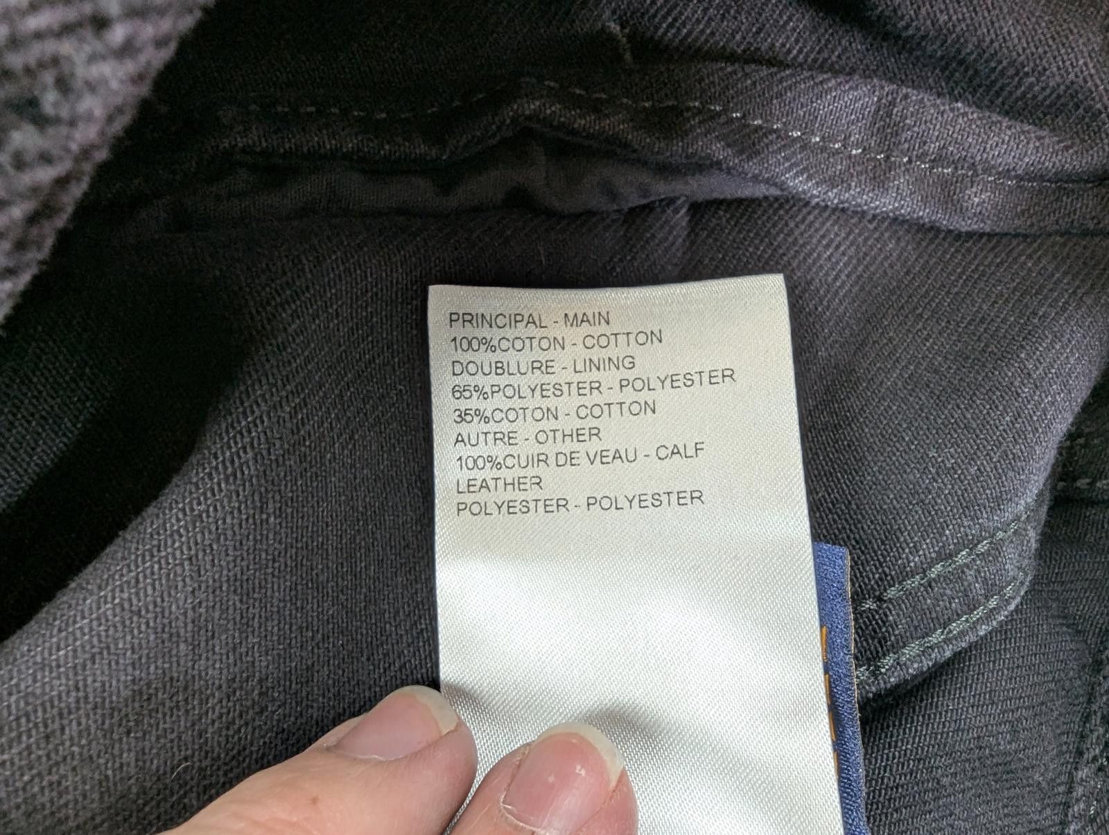 Louis Vuitton Louis Vuitton Damier Ultrablack Flocked Denim Trucker Jacket Size US L / EU 52-54 / 3 - 5 Thumbnail