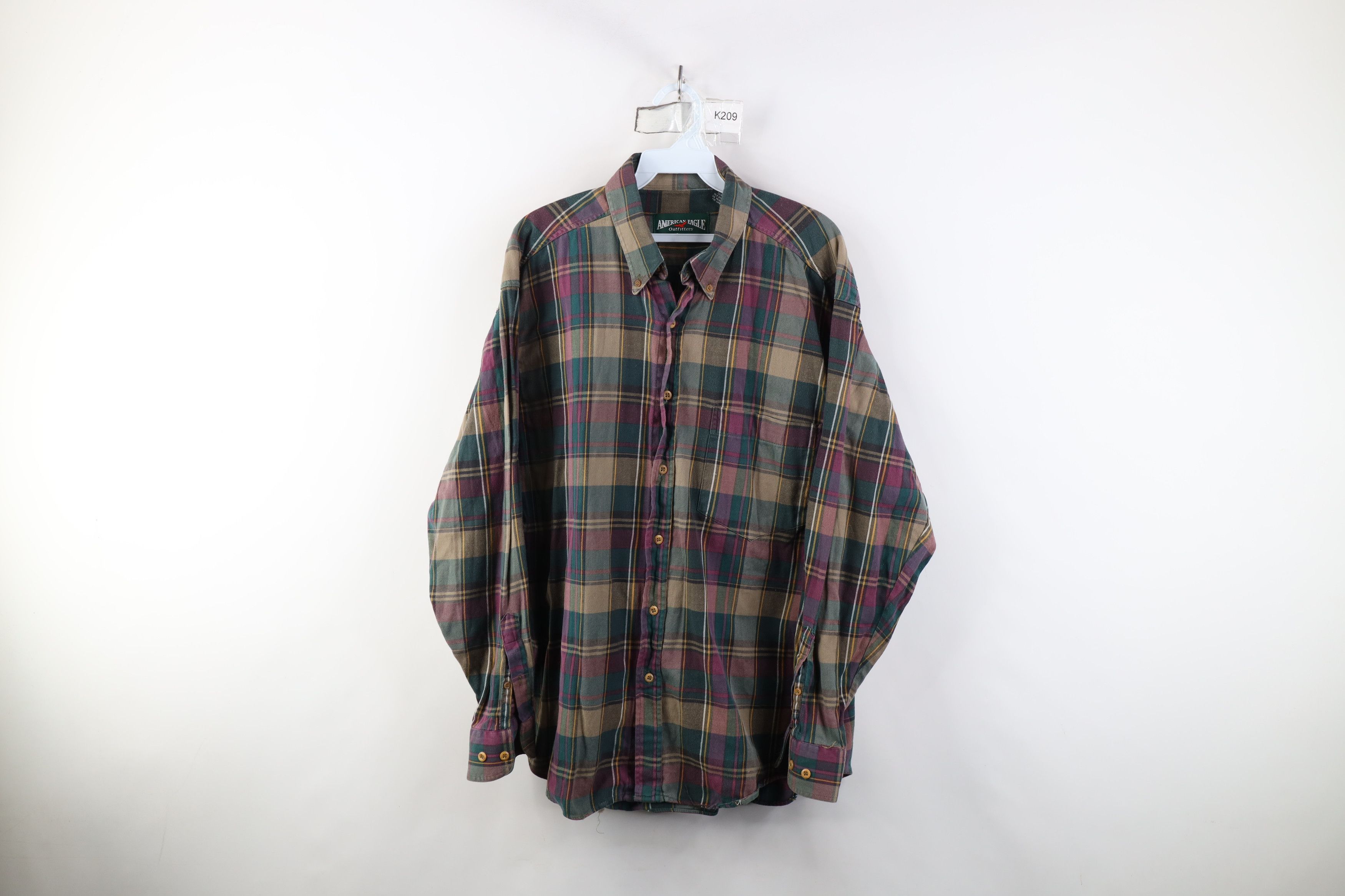 American Eagle Outfitters Vintage 90s American Eagle Outfitters Button Down Shirt Size US L / EU 52-54 / 3 - 1 Thumbnail