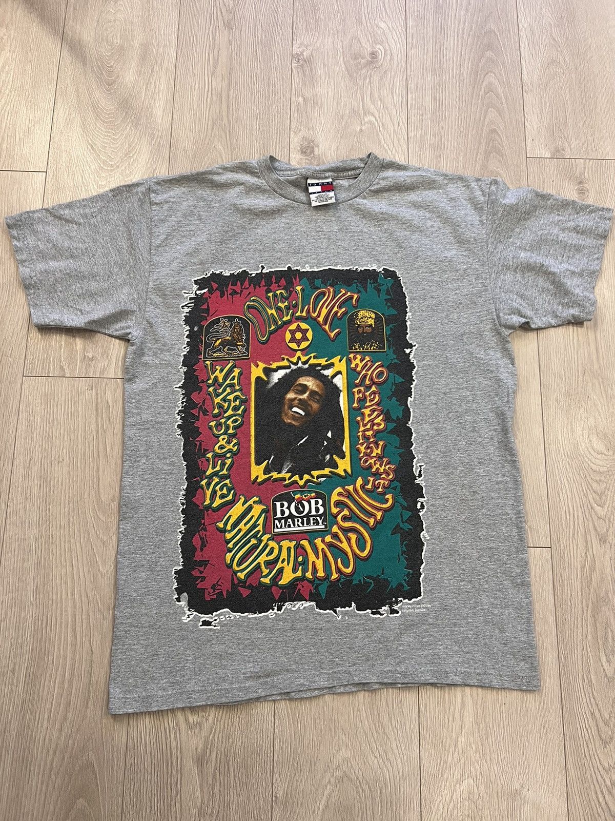 Tommy Hilfiger × Vintage Vintage Bob Marley Tommy Hilfiger T Shirt 2001 Y2K USA Made Size US XL / EU 56 / 4 - 8 Thumbnail