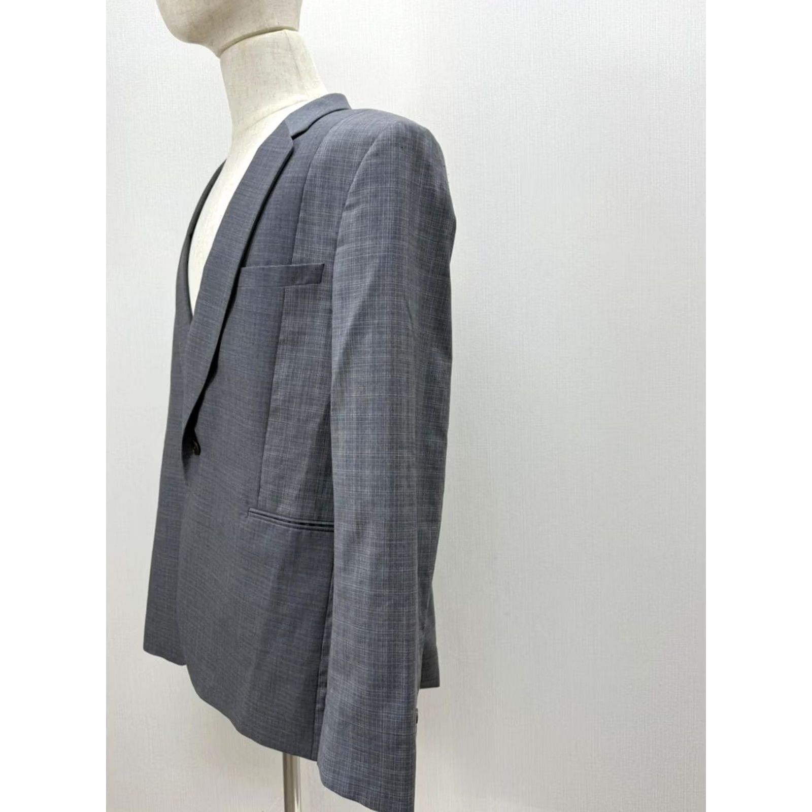 Paul Smith VINTAGE Paul Smith Mens Blazer Leather Wool Grey Jacket XL Notch Lapel 3-in-1 Formal Casual Vintage Mens XL Grey Size 46R - 2 Thumbnail
