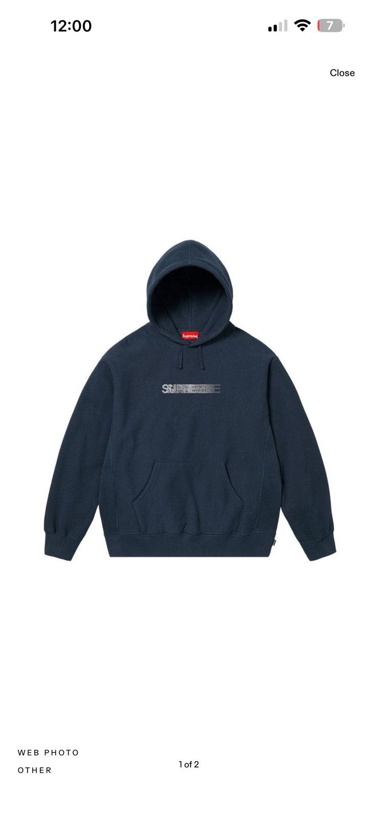 Supreme Swarovski Hoodie | Grailed