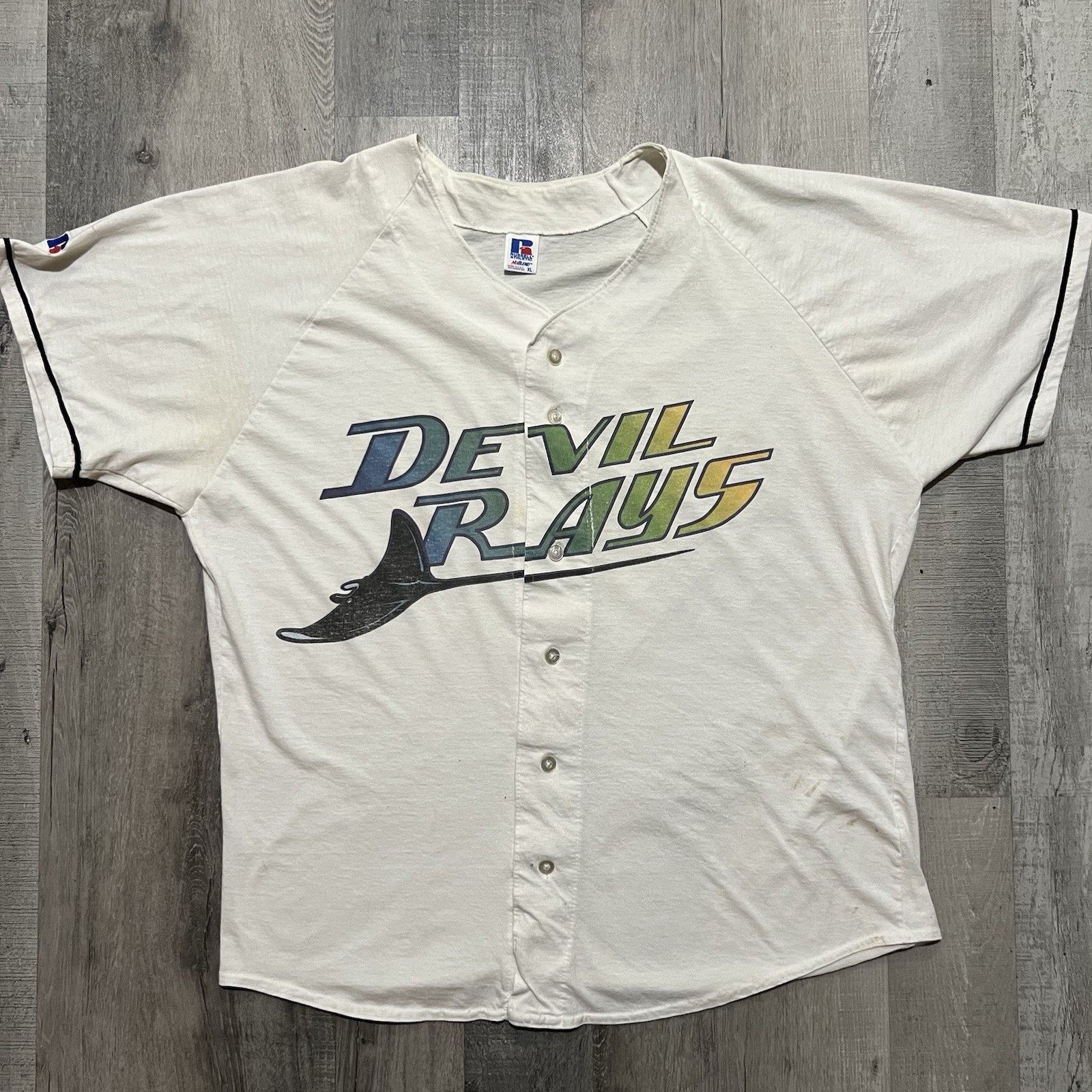 Russell Athletic Vintage Tampa Bay Devil Rays Russell Athletic MLB Jersey Size US XL / EU 56 / 4 - 1 Thumbnail