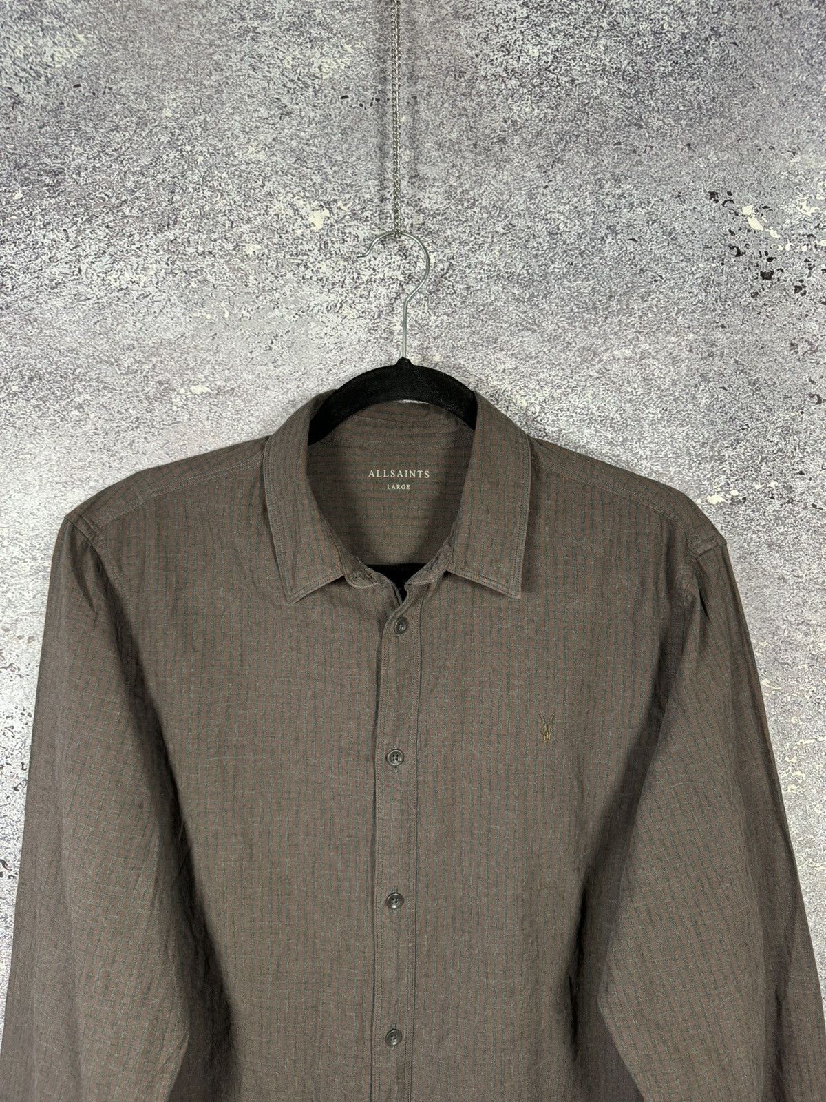 Allsaints Allsaints Quarry LS Shirt Brown Check Men’s Oldmoney Large Size US L / EU 52-54 / 3 - 2 Thumbnail