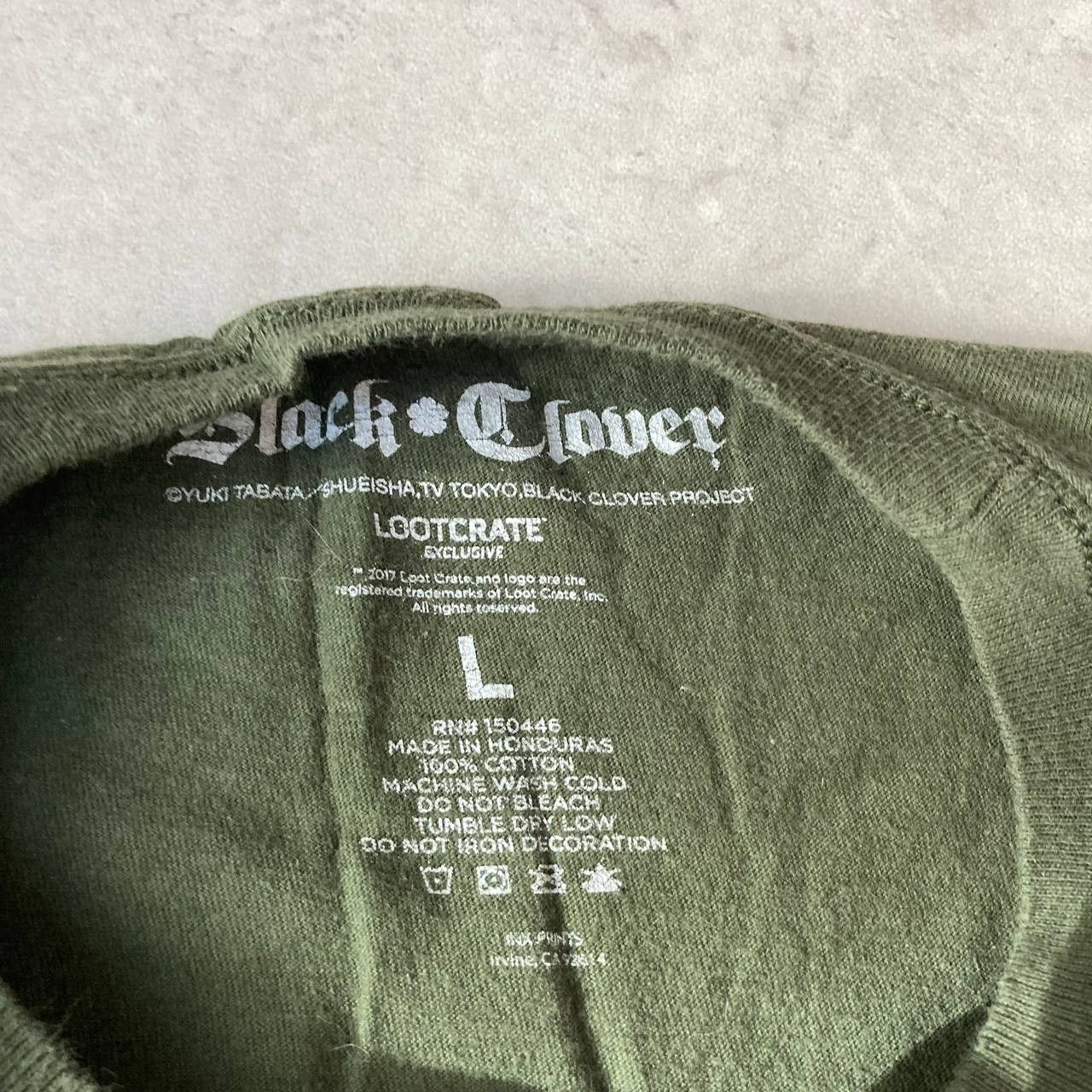Anime Black Clover Burakku Kuroba Anime Manga Cartoon Movie Size US L / EU 52-54 / 3 - 4 Thumbnail