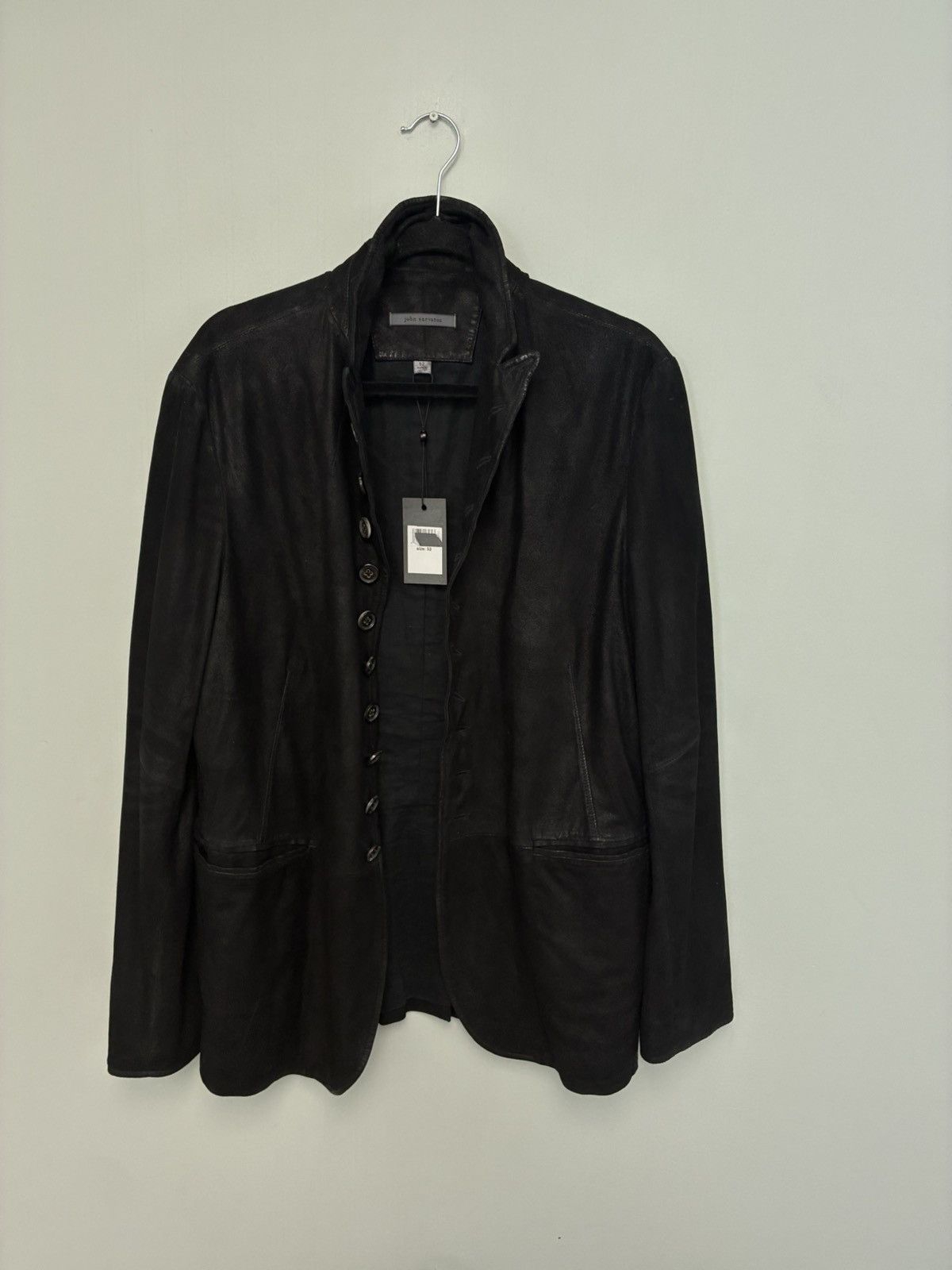 John Varvatos Goat suede Woodward Multibutton jacket EU 52 USA 42 Size US L / EU 52-54 / 3 - 15 Thumbnail