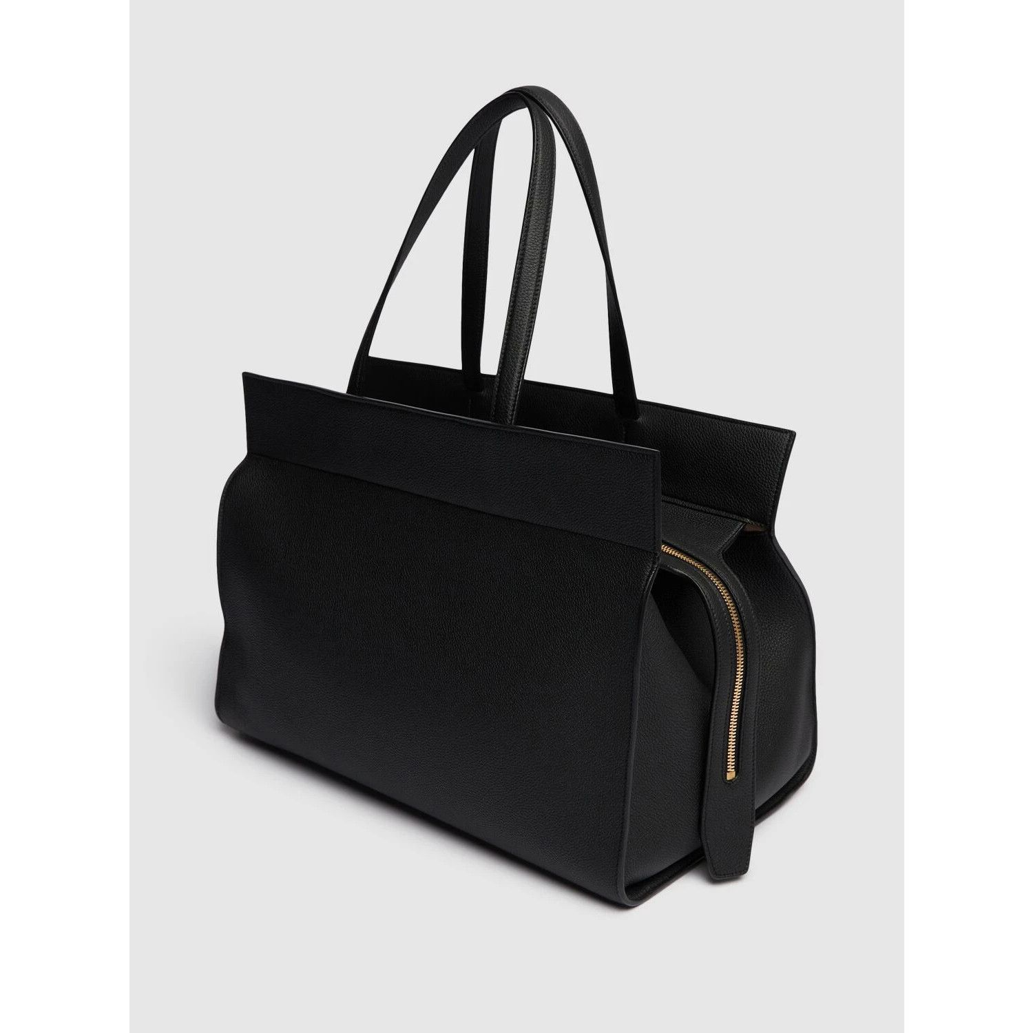 KHAITE KHAITE Crosby Black Leather Tote Bag New & Authentic Size ONE SIZE - 4 Thumbnail