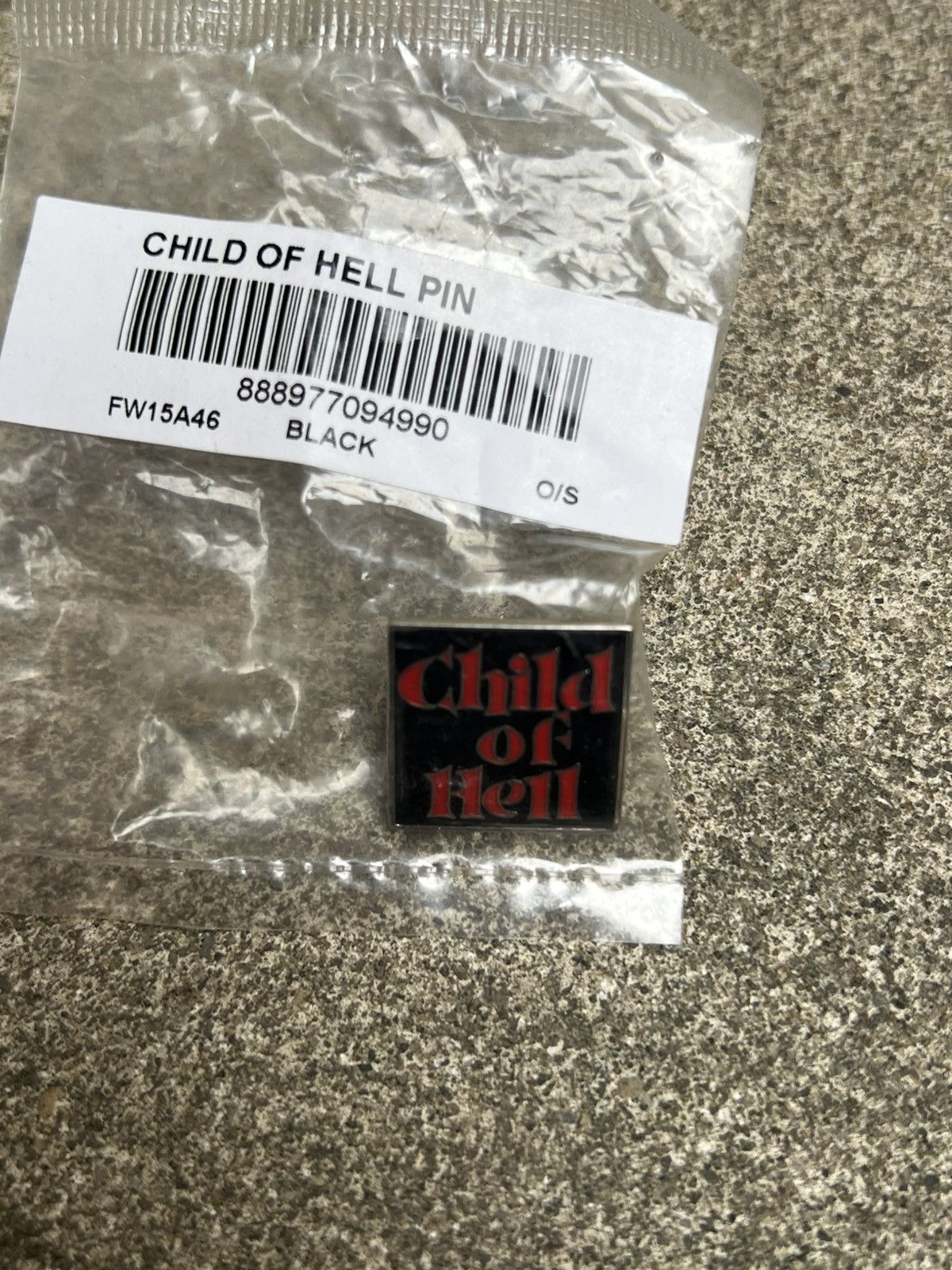 Supreme Supreme 2015 Child of Hell Pin Black New Never Opened Size ONE SIZE - 1 Thumbnail