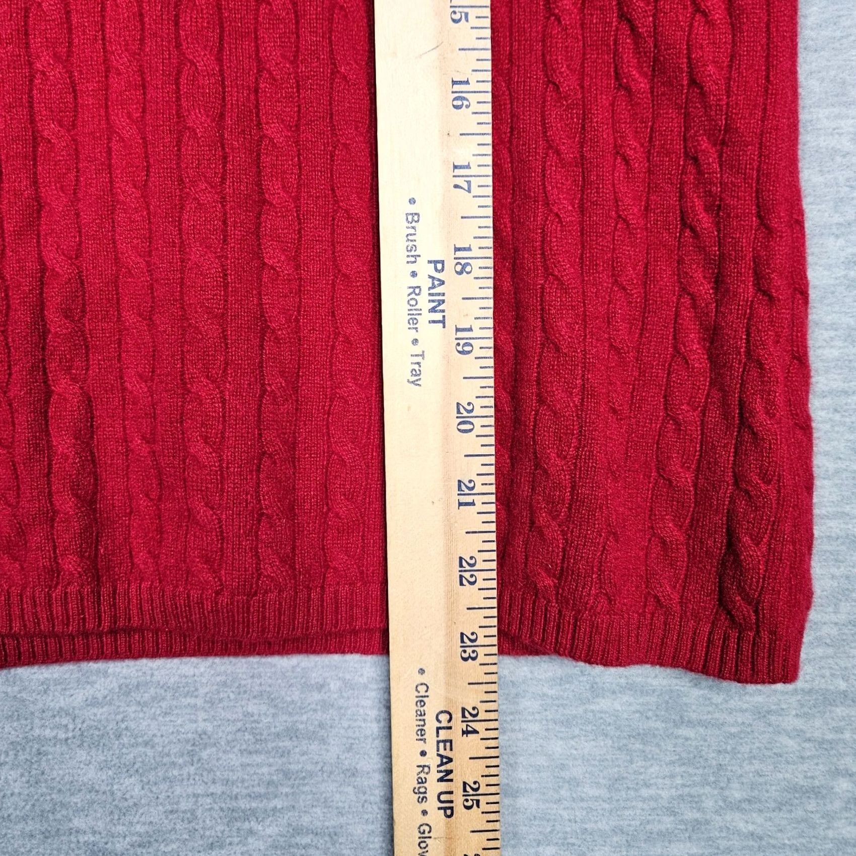 Charter Club Charter Club Women’s Red Cardigan Round Neck Short Sleeve Cashmere Sweater Sz S Size S / US 4 / IT 40 - 4 Thumbnail
