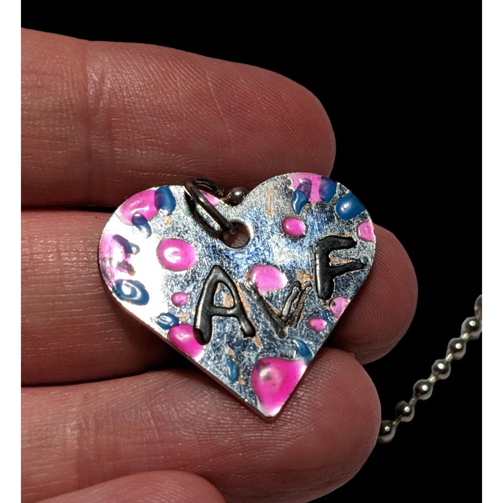 Other Handmade Heart AVF Necklace Size ONE SIZE - 12 Thumbnail