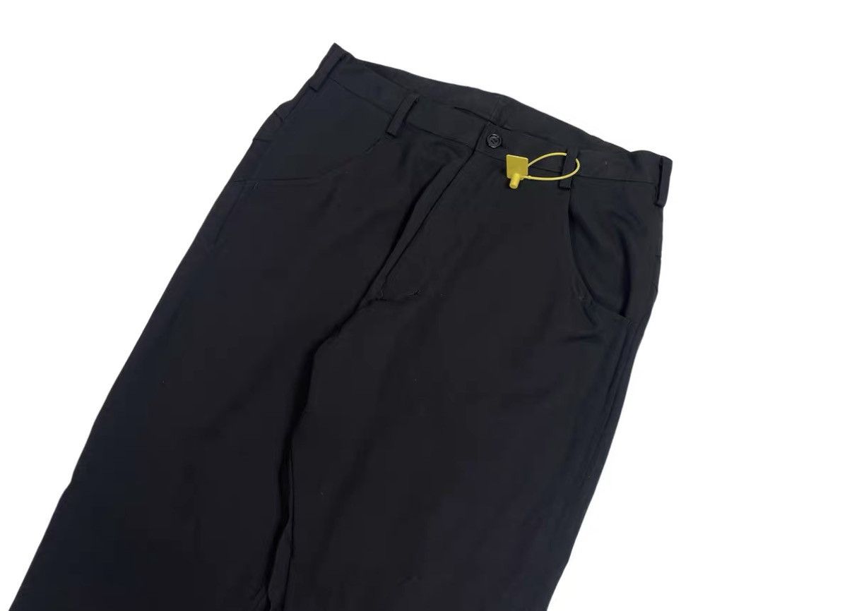 Sulvam Sulvam Wool Trousers Zip Detail Wool Suit Pants J31 Size US 34 / EU 50 - 3 Thumbnail