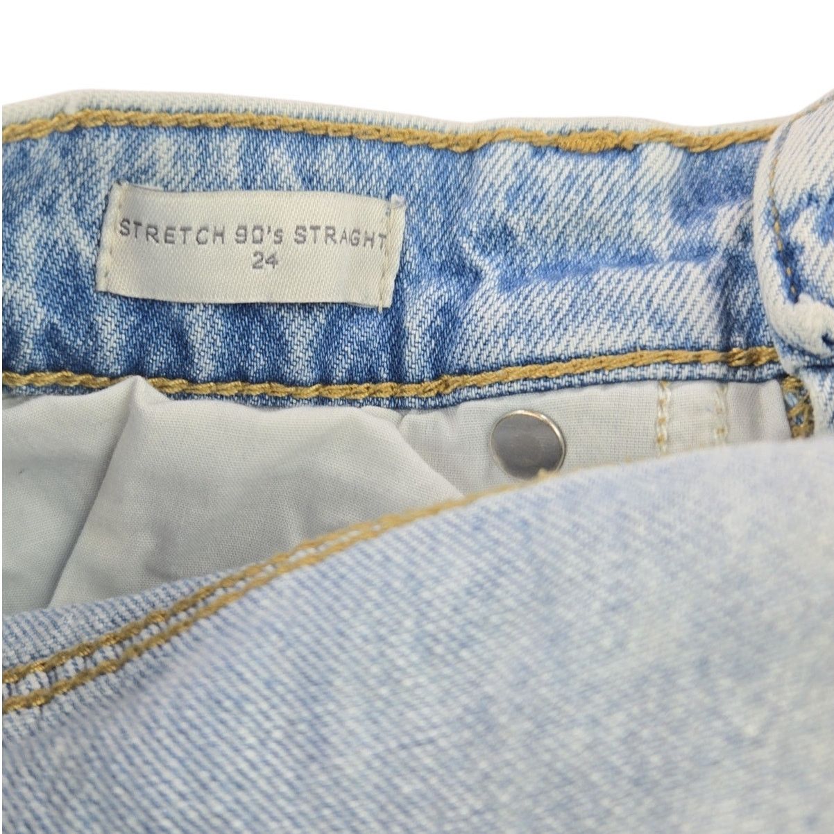 Pacsun PacSun | Acid Wash Stretch 90's Straight Jeans | Size 24 Size 24" / US 00 / IT 34 - 3 Thumbnail