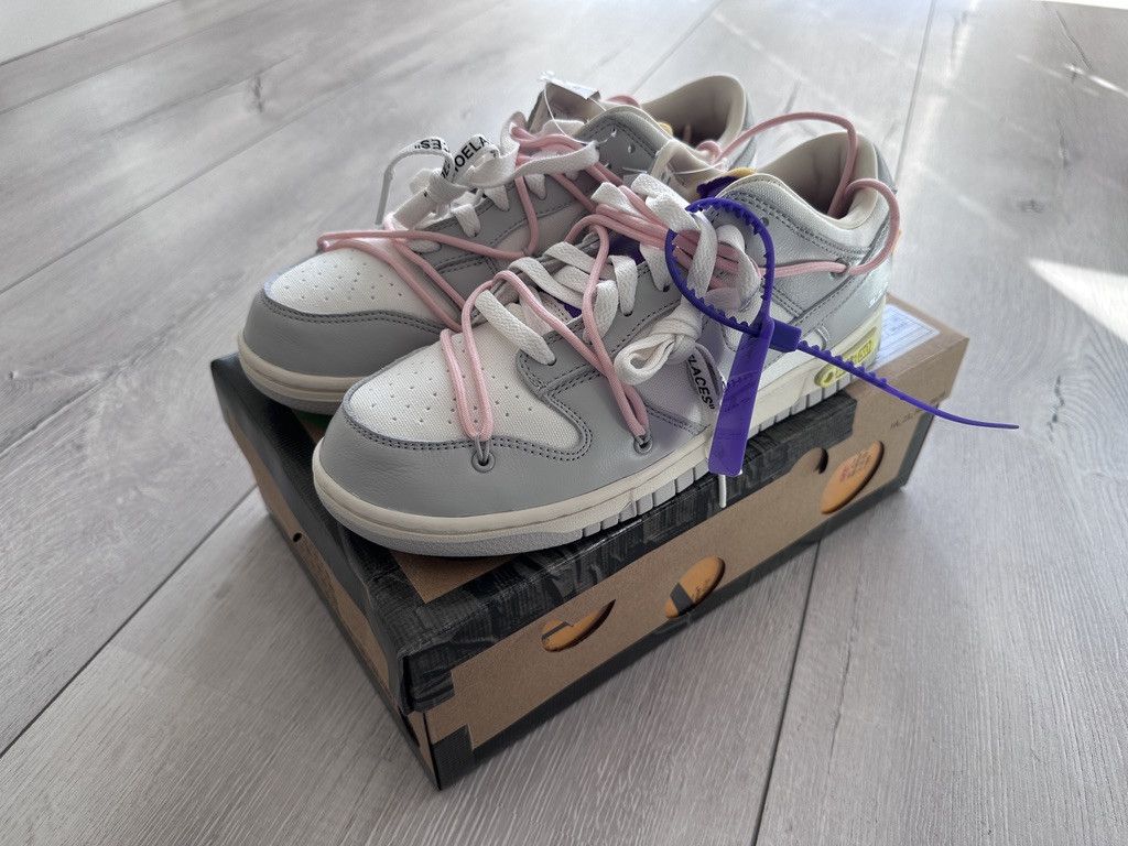 Nike × Off-White Nike x Off White Dunk low LOT 24 Size US 9 / EU 42 - 1 Thumbnail