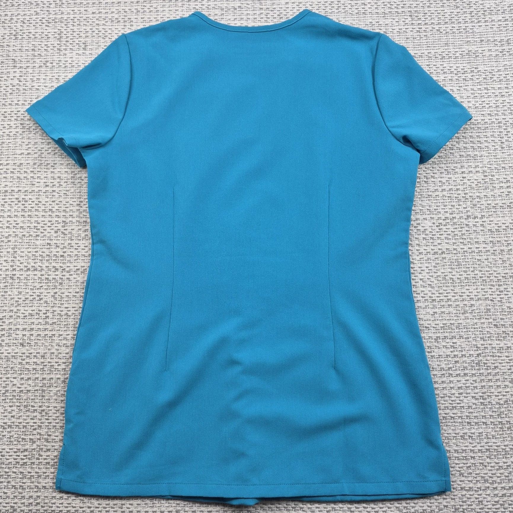 Vintage FIGS T-Shirt Womens XXS Tunic Scrub Top Blue V-Neck Pockets Stretch Size XXS / US 00 / IT 34 - 6 Thumbnail