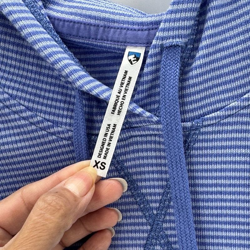 Kuhl KUHL Women's Stria Pullover Hoody blue striped color sz XS Size XS / US 0-2 / IT 36-38 - 7 Thumbnail