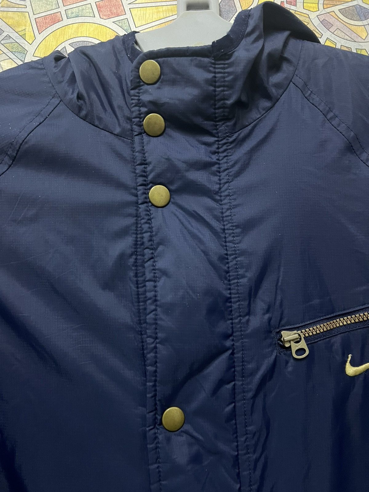 Japanese Brand × Nike × Vintage NIKE Kids Blouson Jacket with Hood Size US L / EU 52-54 / 3 - 13 Thumbnail