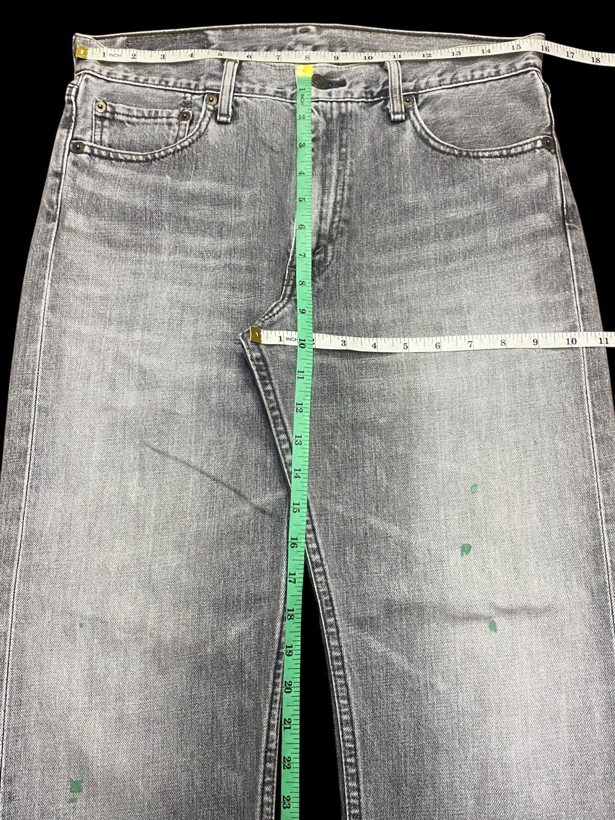 Levi's Vintage Clothing Vintage Levis 505 90’s Splatter Denim Loose Jeans Size US 32 / EU 48 - 15 Thumbnail