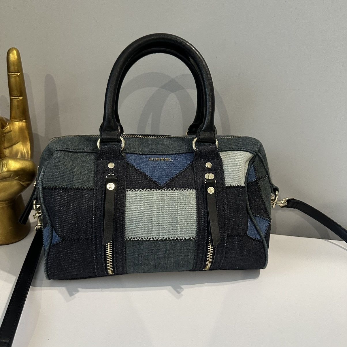 Diesel Rare Diesel Patchwork Denim bag Size ONE SIZE - 3 Thumbnail