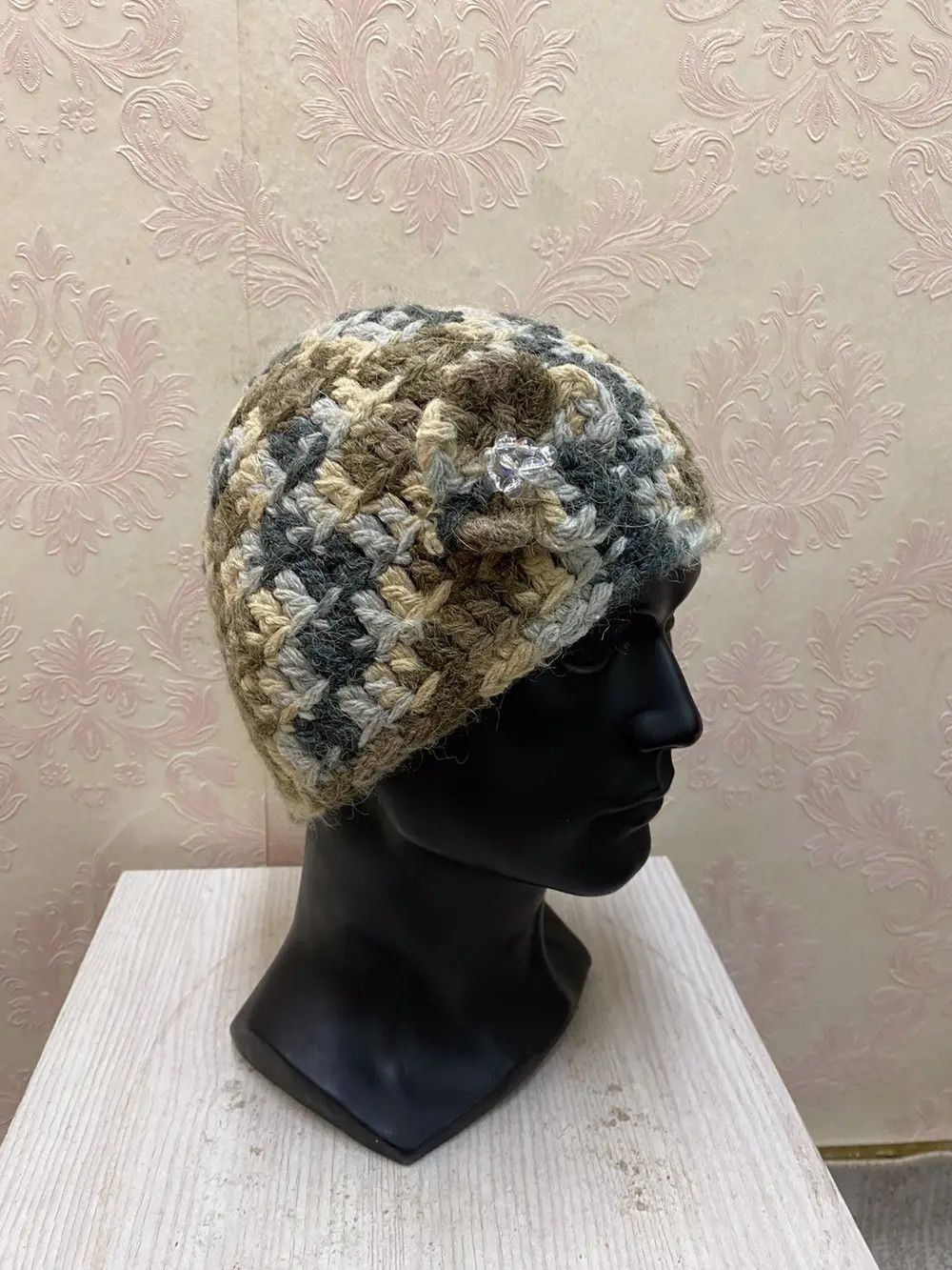Kapital Rare Design Crochet Beanie Hat Size ONE SIZE - 2 Thumbnail