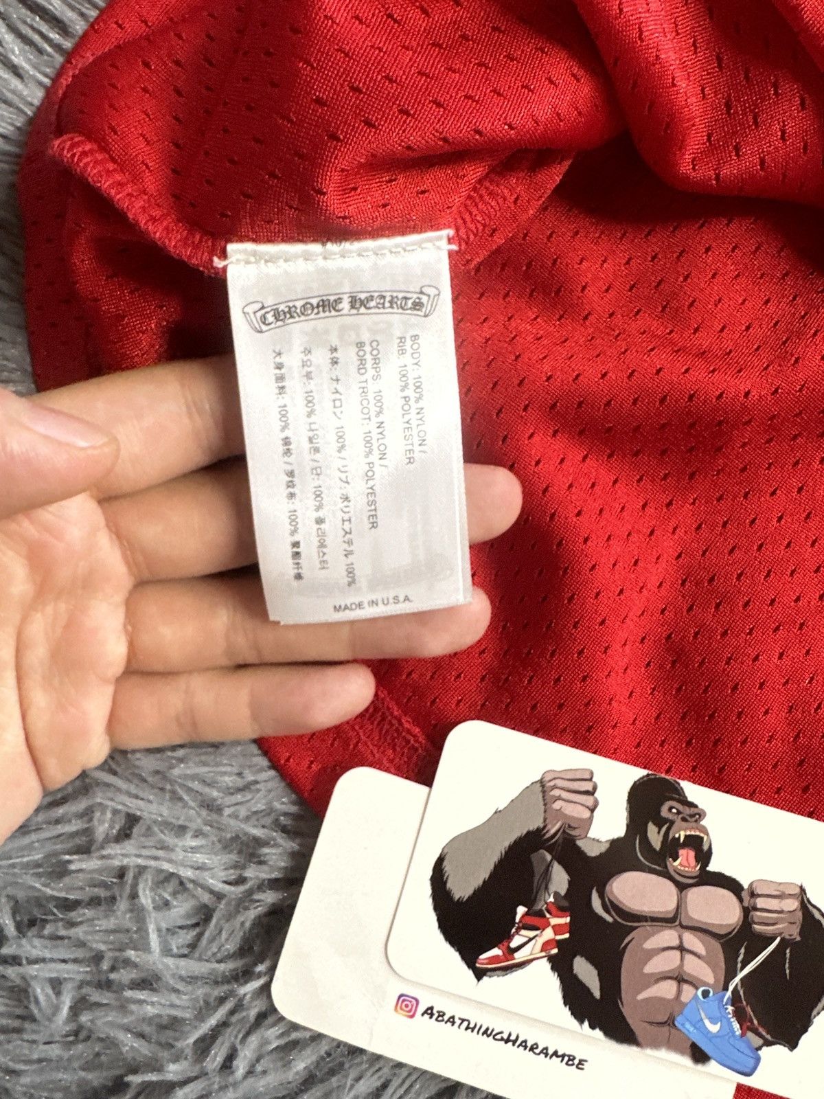 Chrome Hearts Chrome Hearts Matty Boy Form Jersey Red Size US M / EU 48-50 / 2 - 6 Thumbnail