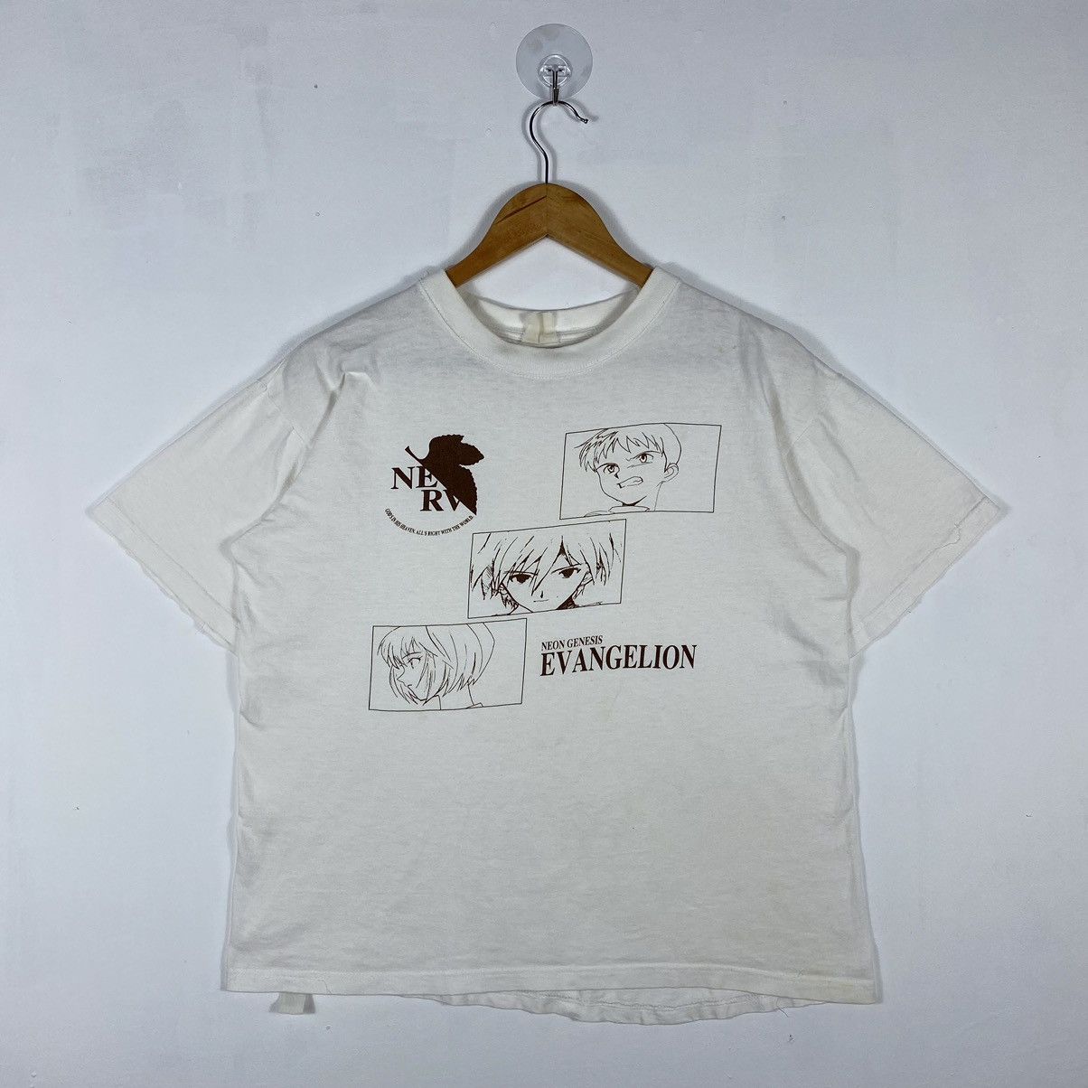 Anime Vintage 90's NEON GENESIS EVANGELION Anime Movie Tee Size US L / EU 52-54 / 3 - 2 Thumbnail
