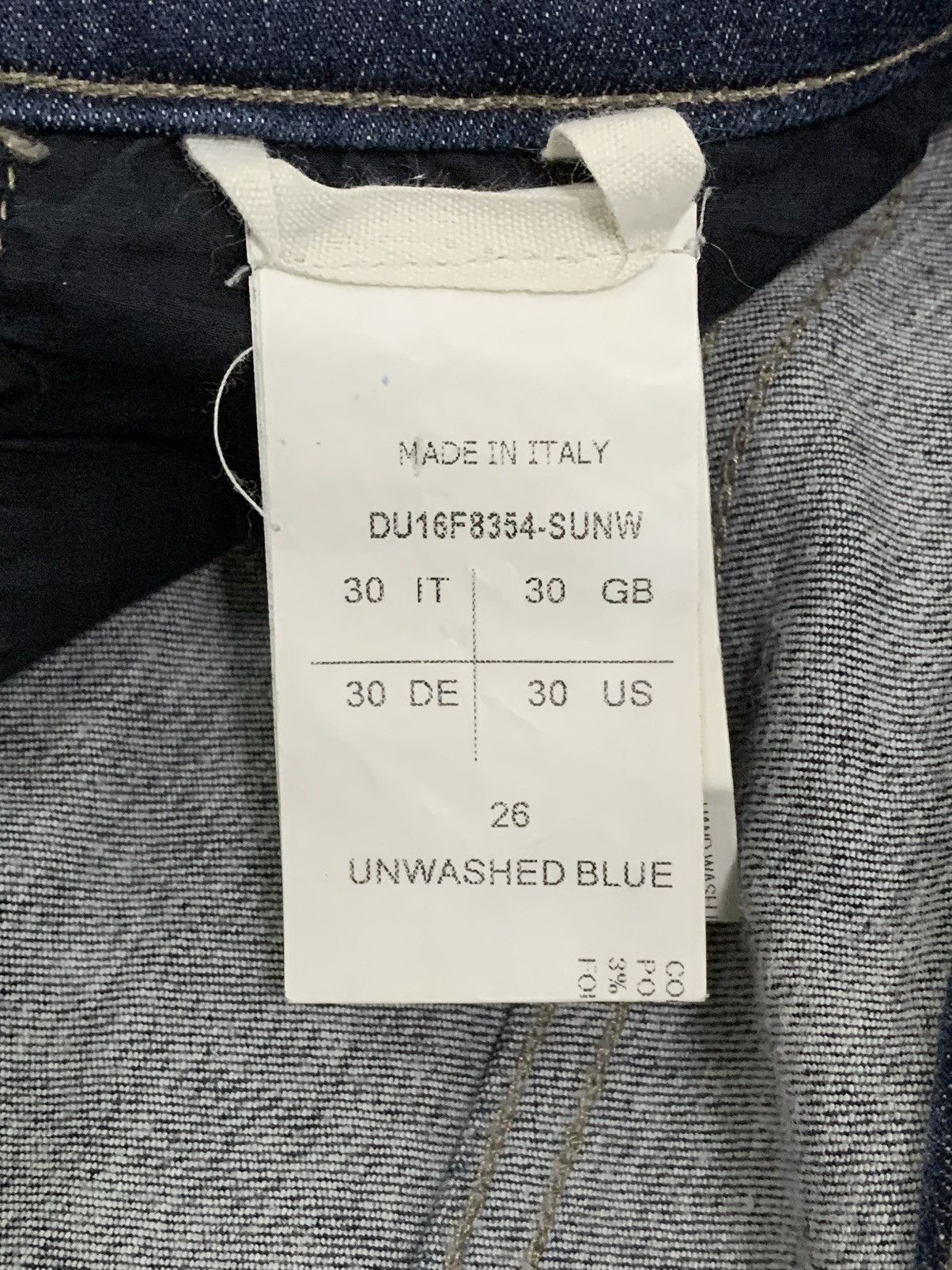 Rick Owens Drkshdw RICK OWENS DRKSHDW TORRENCE UNWASHED BLUE SKINNY/SLIM DENIM Size US 30 / EU 46 - 3 Thumbnail