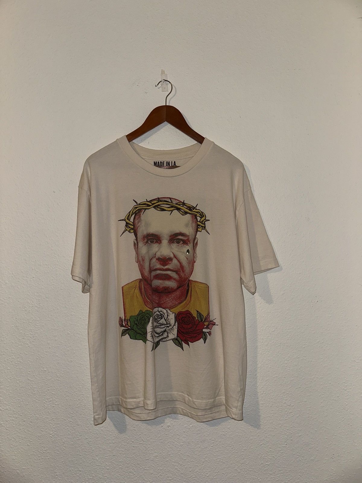 Other Free El Chapo “Tear Drop” Crystal Shirt Size US M / EU 48-50 / 2 - 1 Thumbnail