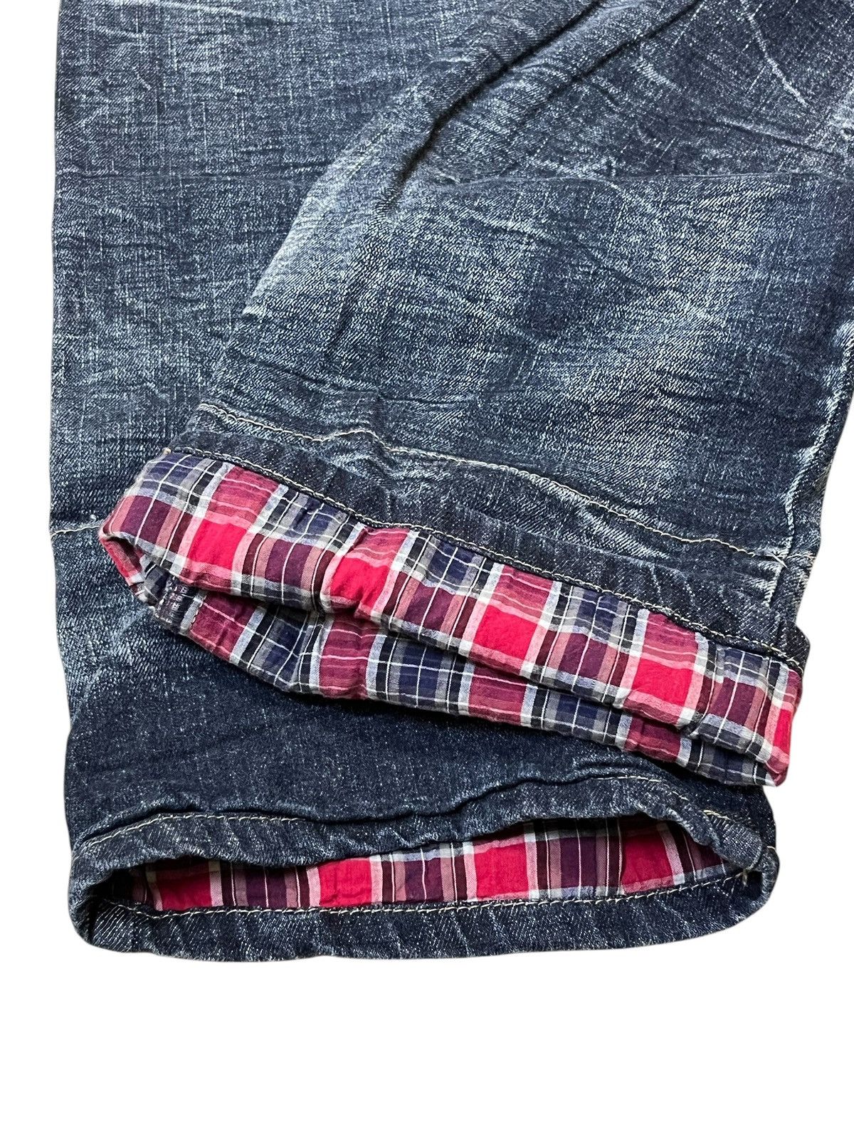 Japanese Brand SICK🔥JAPANESE BRAND DIRTY WOLF DOUBLE WAIST JEANS/DENIM Size US 31 - 11 Thumbnail