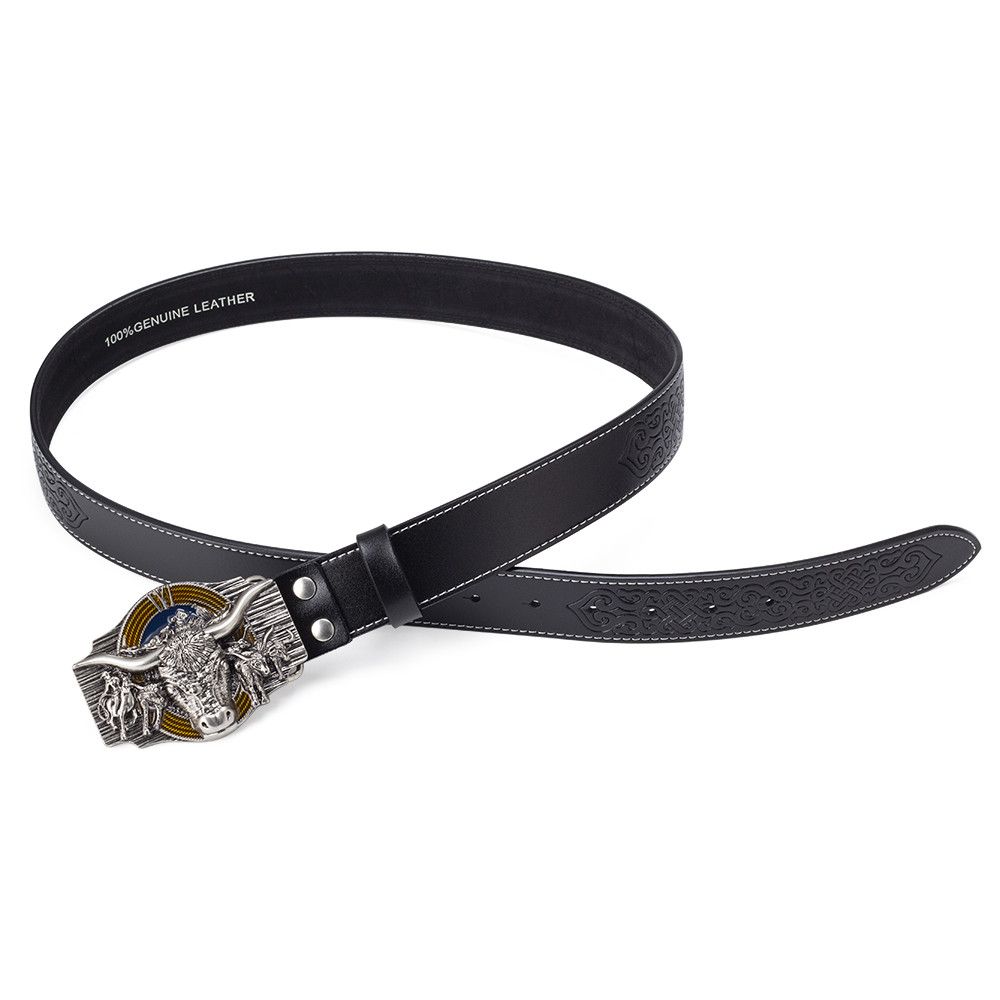 VIBE Vintage Belt Riveted Belts Menswear Accessories Size ONE SIZE - 6 Thumbnail