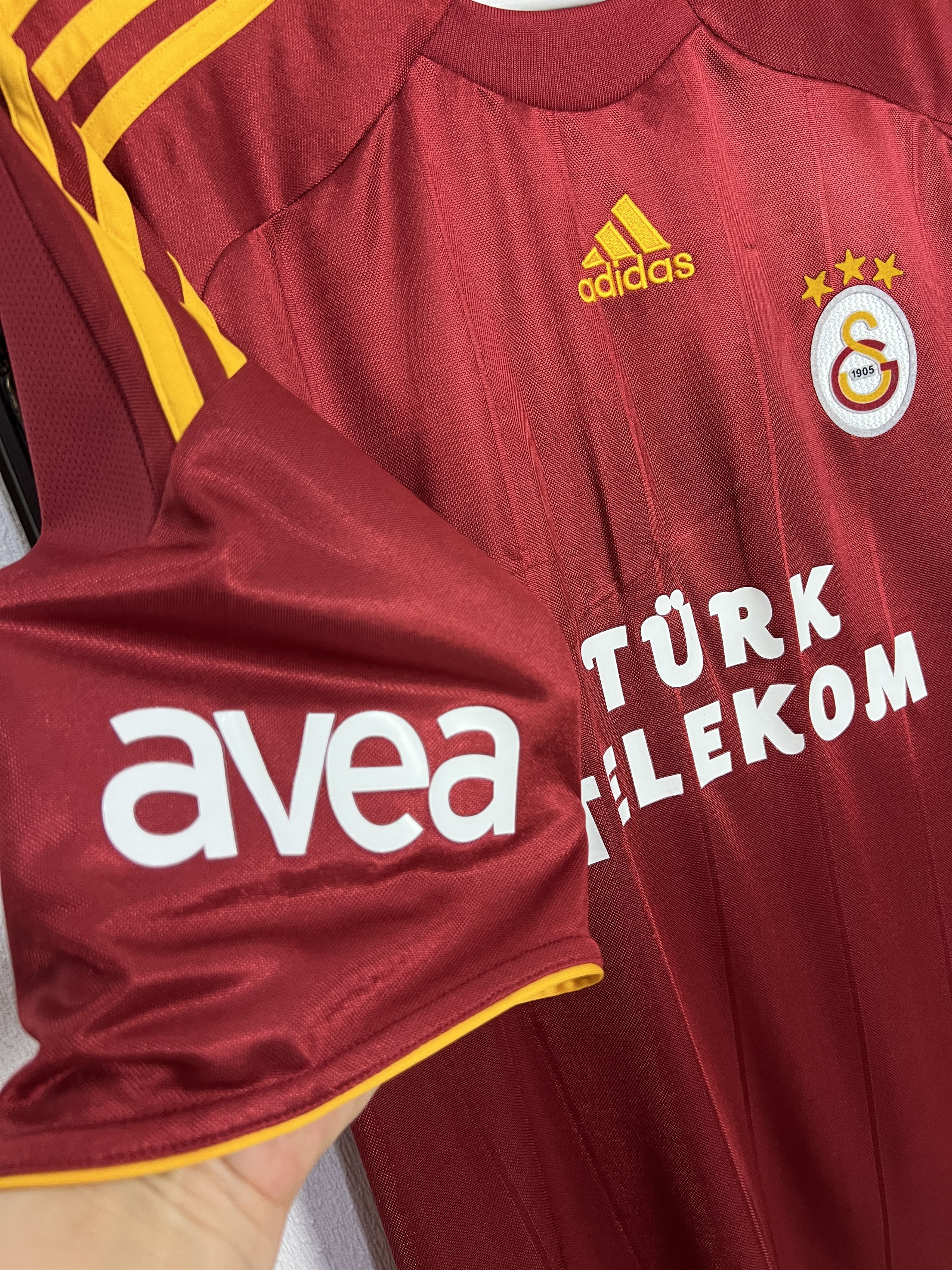Adidas Galatasaray Home football shirt 2009 Soccer Jersey Trikot Size US XL / EU 56 / 4 - 4 Thumbnail