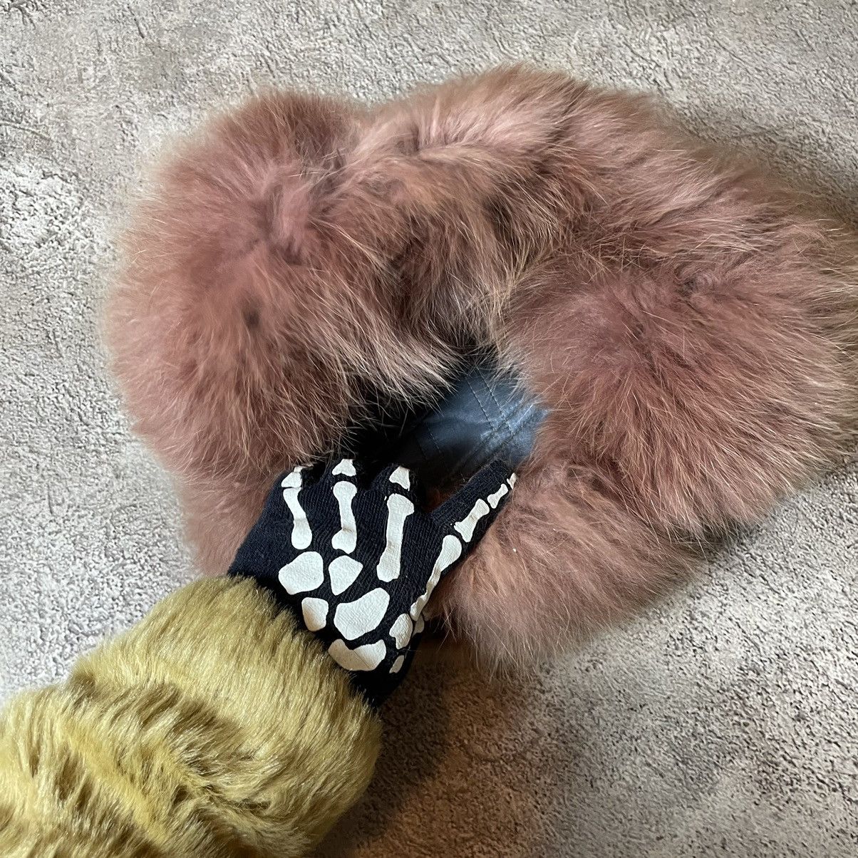 If Six Was Nine Vintage 90s Alt Beanie Mohair Ushanka Faux American VTg Size ONE SIZE - 4 Thumbnail
