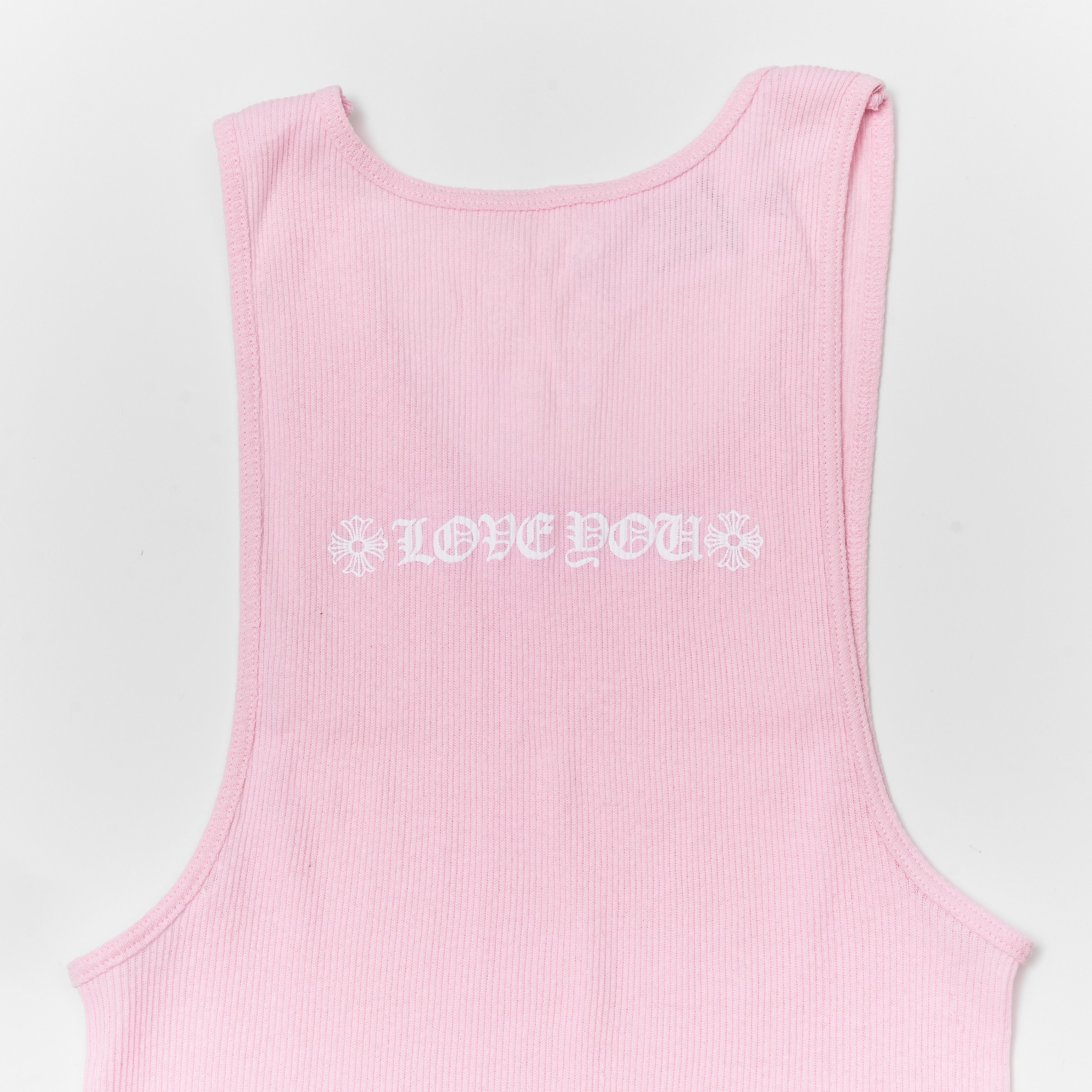 Chrome Hearts CHROME HEARTS SCROLL RIB TANK WHITE Size L / US 10 / IT 46 - 6 Thumbnail